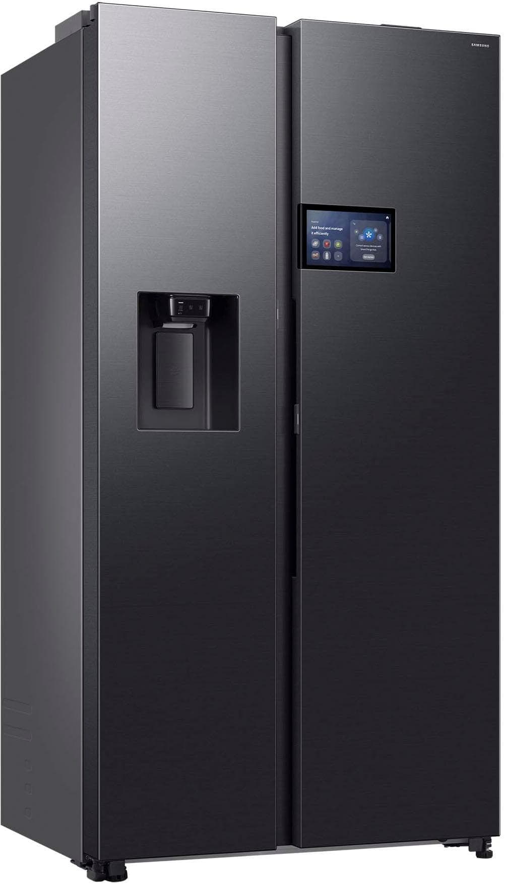 SAMSUNG Side-by-Side RS90F65EDT Premium Black Steel mit Wasser-/Eisspender
