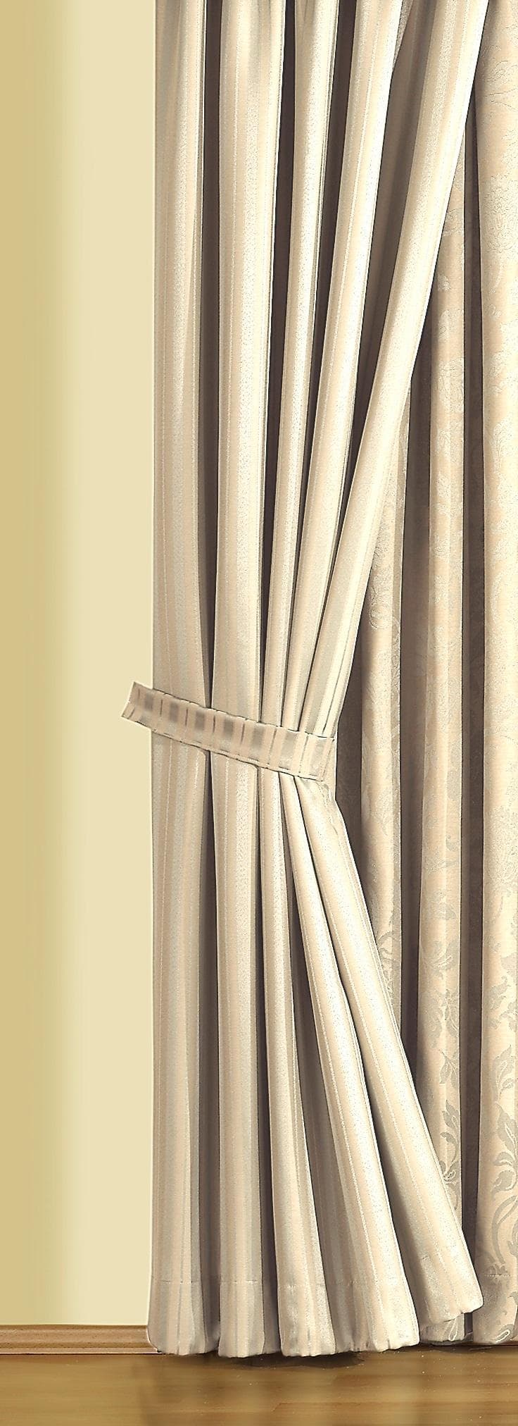 WIRTH Raffhalter Jasmin Beige Viskosemischung 2er Pack