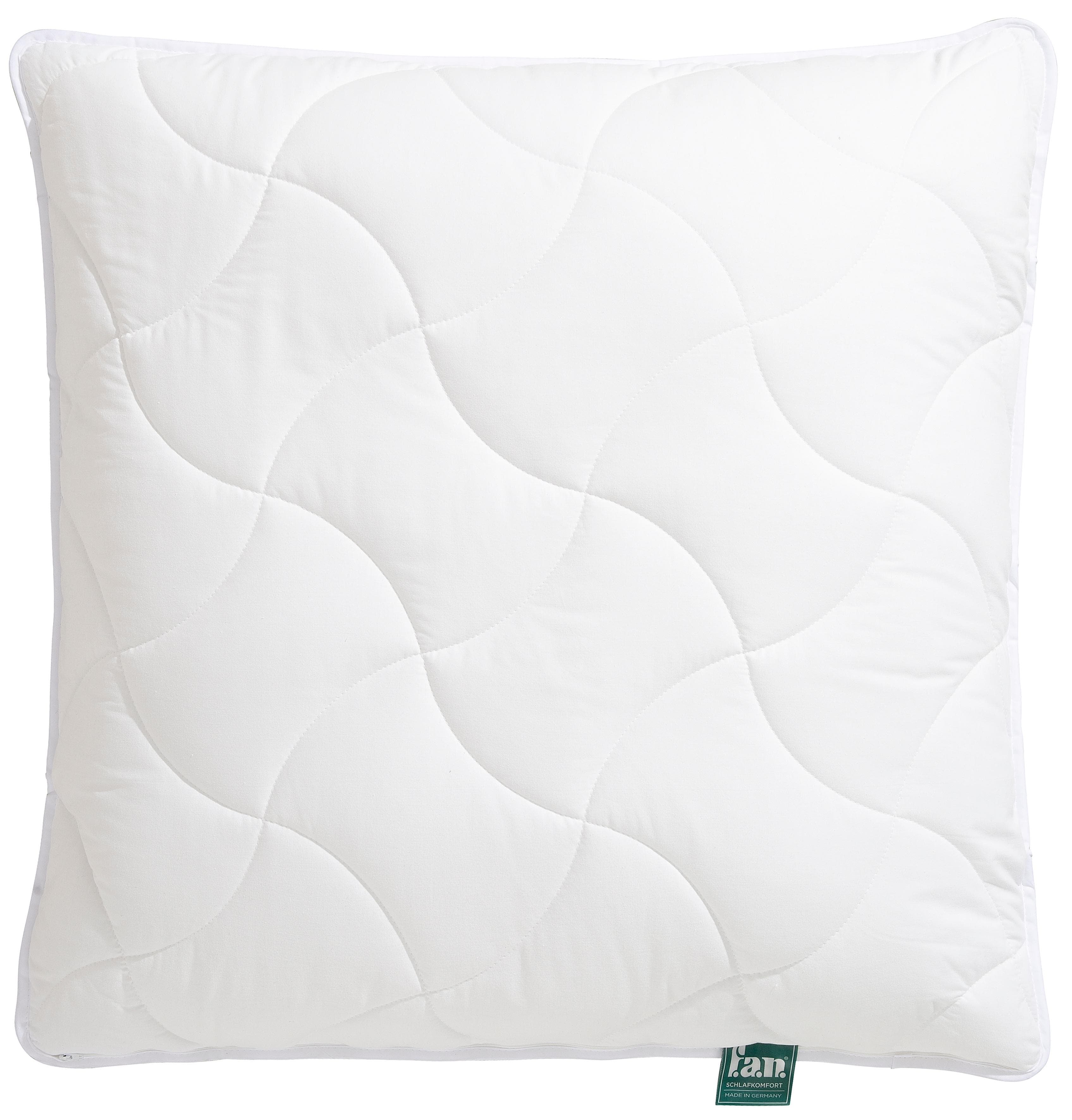 f.a.n. Made in Green "Chiemsee" Synthetikkopfkissen: Nachhaltig & Atmungsaktiv