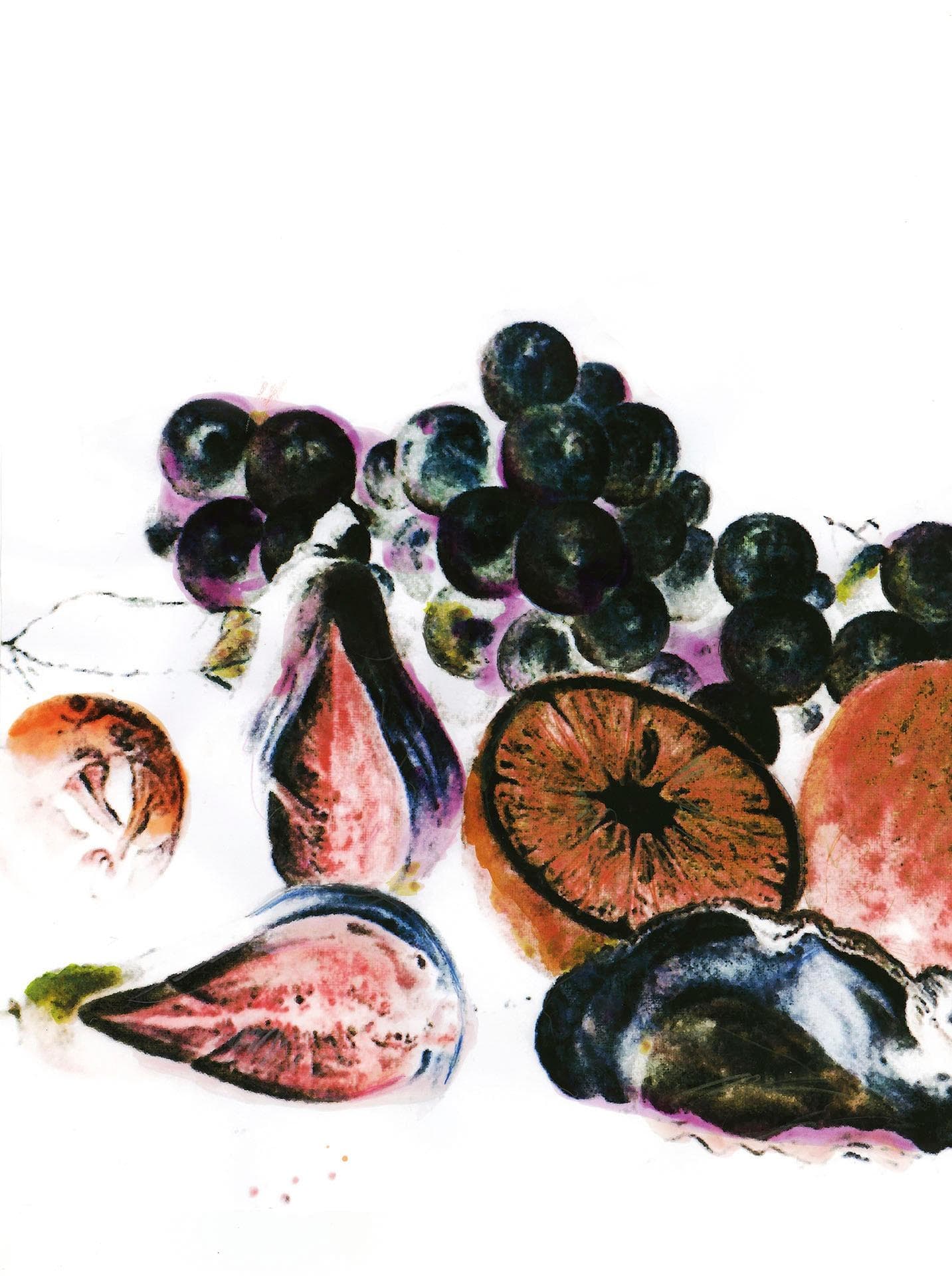 Komar Wandbild Fruits d'automne Bunt Natur