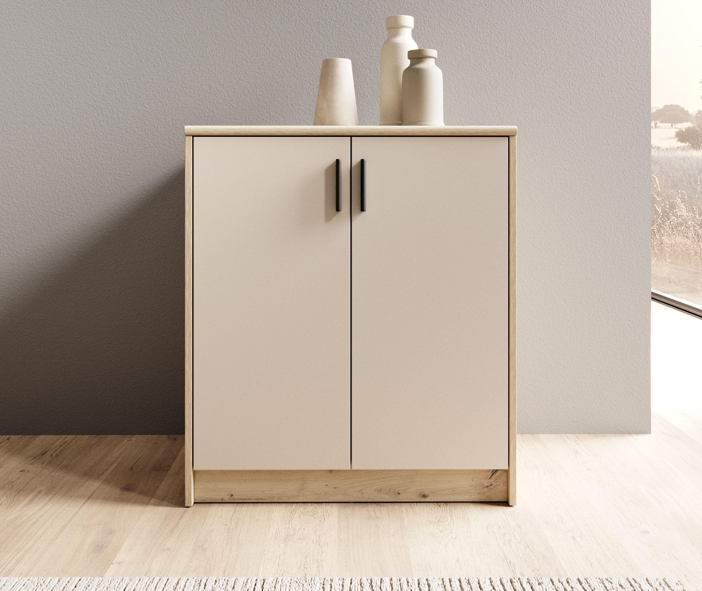 HBZ-MEBLE Nelly Kommode Sideboard Artisan Eiche Kaschmir