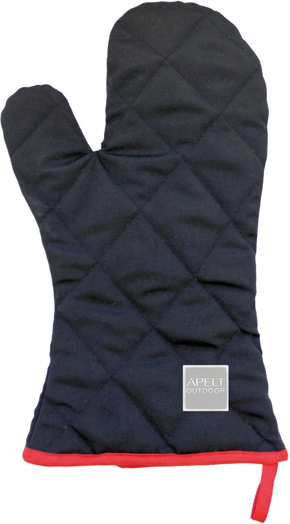 Grillhandschuhe APELT 3963 Outdoor Schwarz/Rot