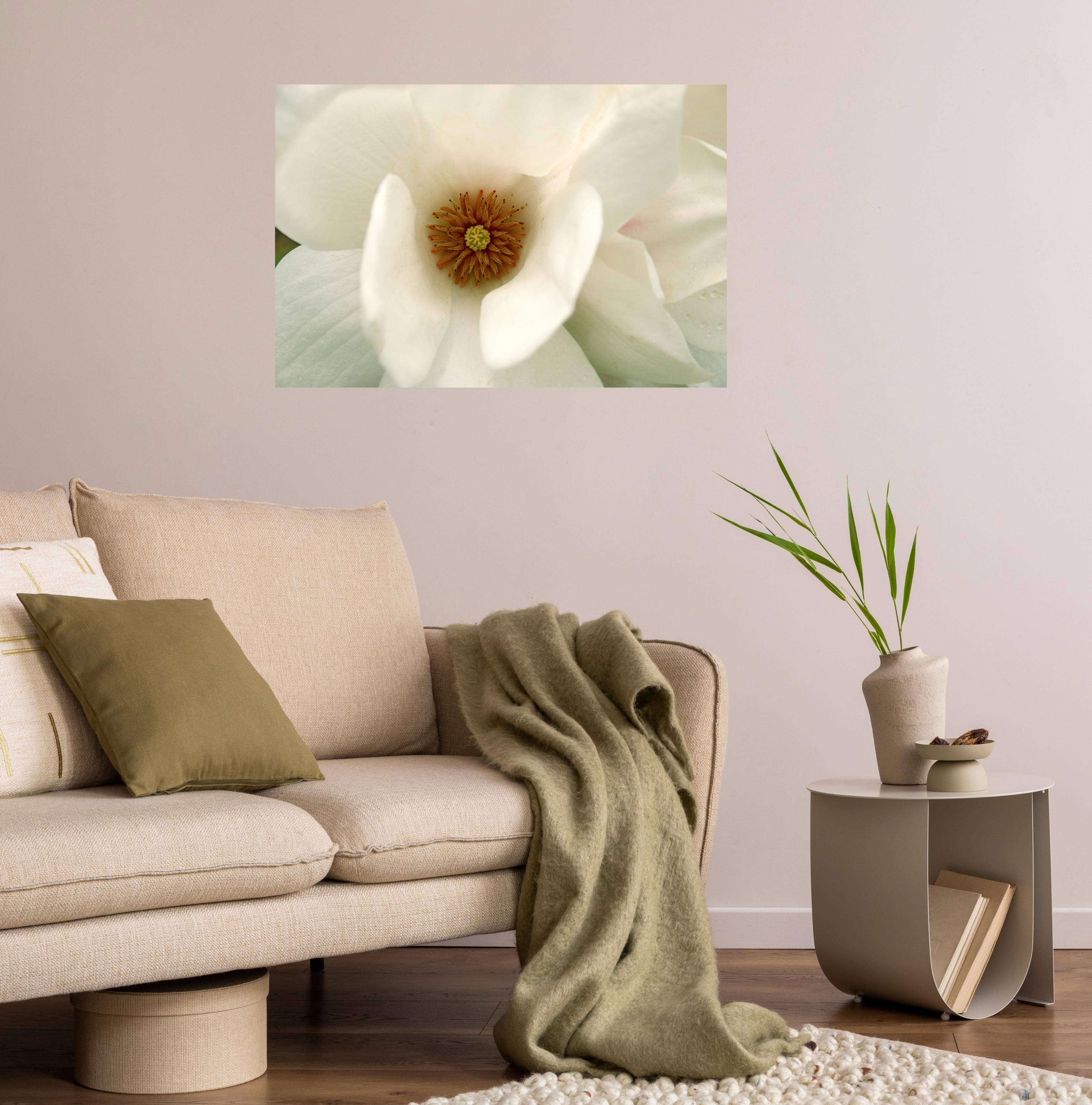 QUEENCE Wandsticker White Love Weiß Selbstklebend Matt