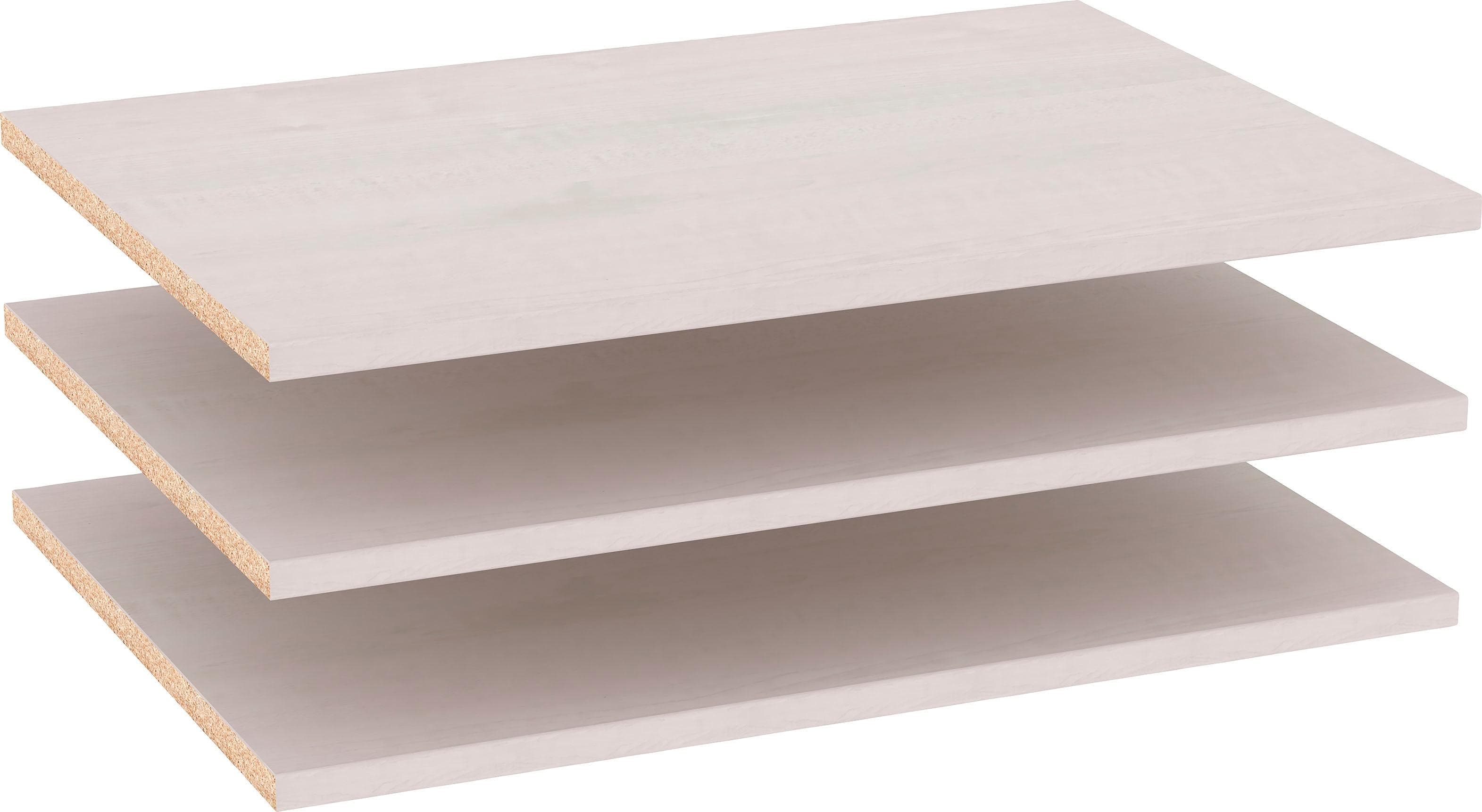 Wiemann Einlegeboden Grau Treeline 3-tlg. Holzwerkstoff