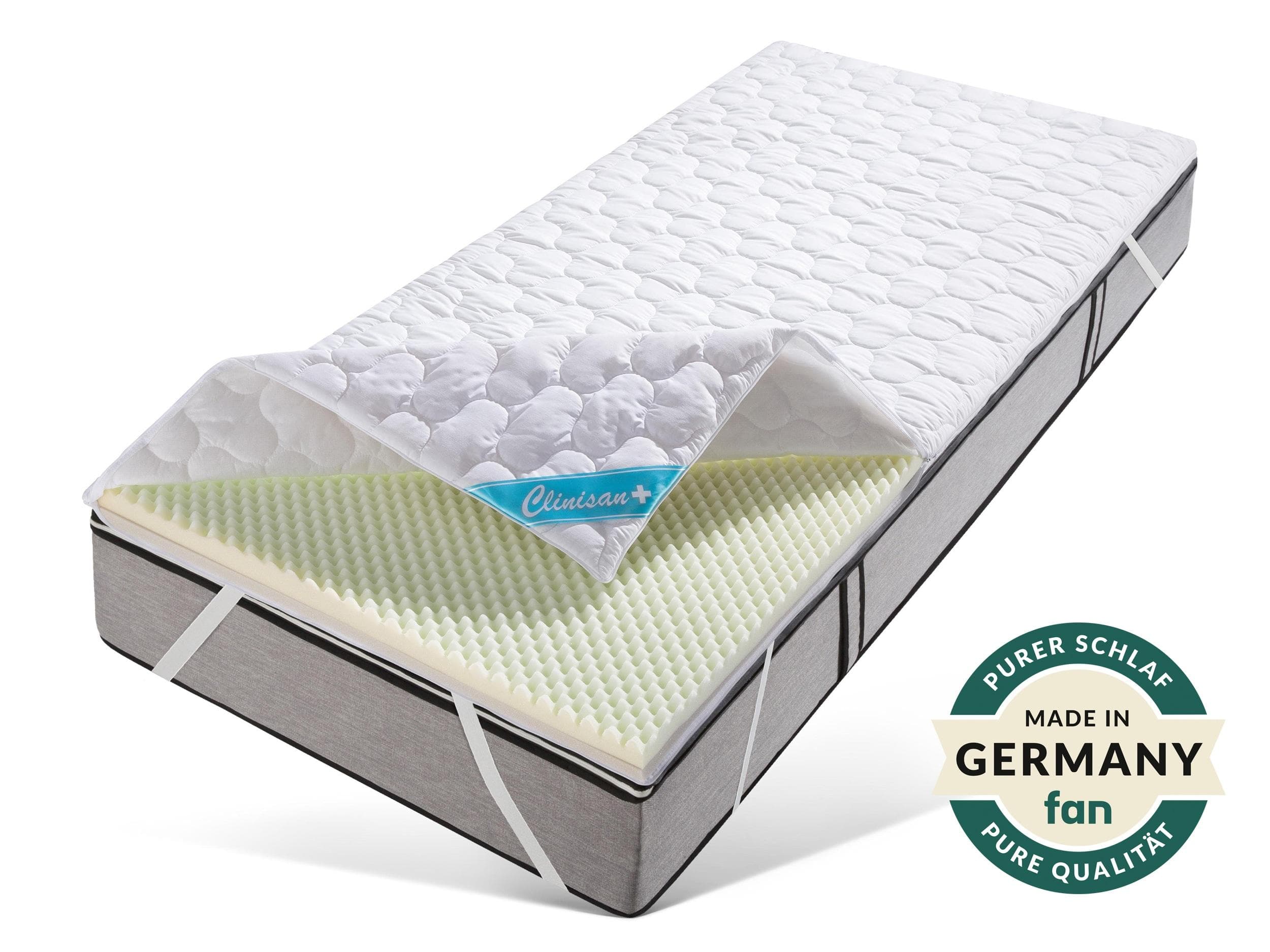 Clinisan Punktoflex Topper: Kochfester Bezug mit Druckentlastung