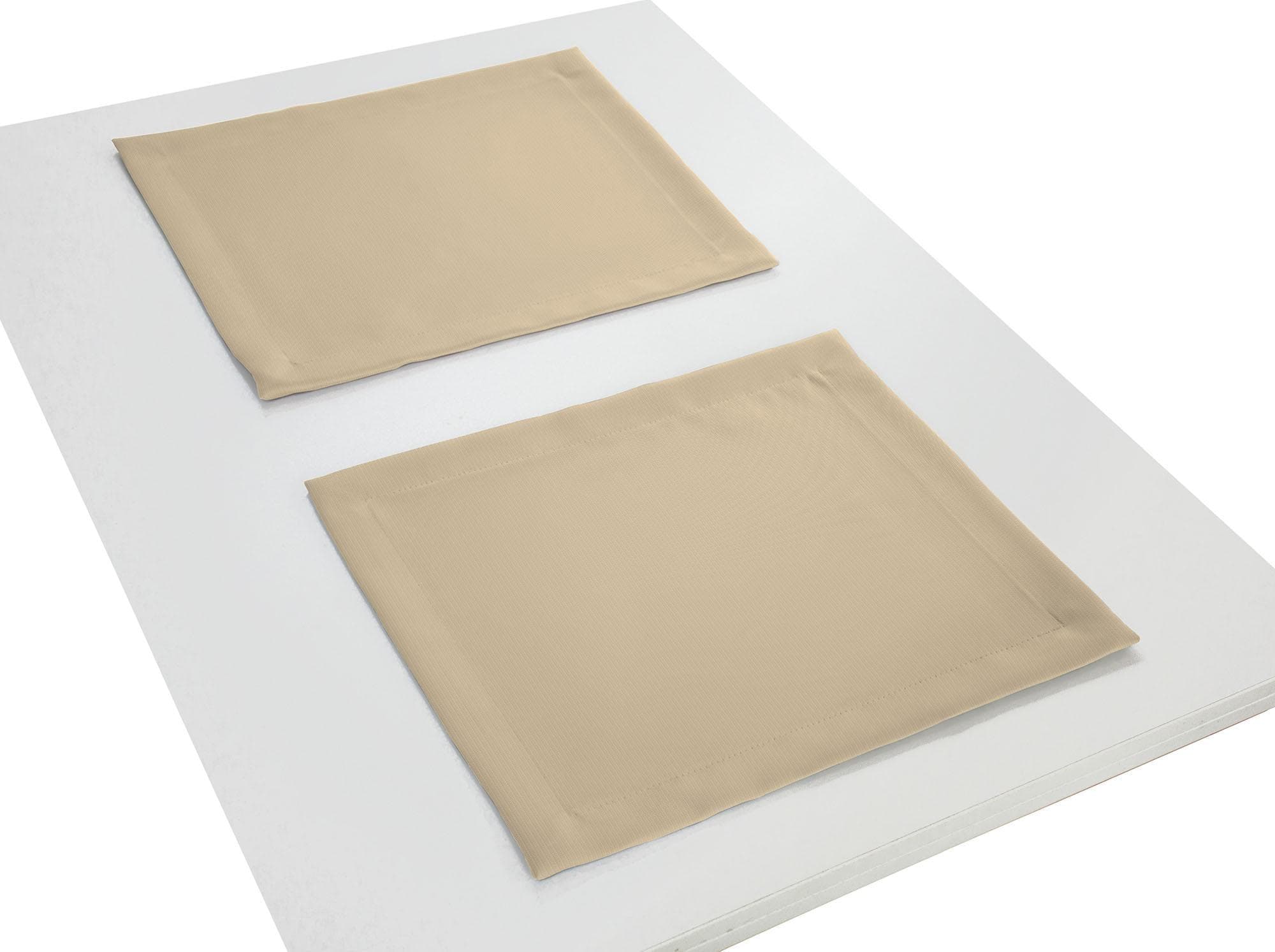 Platzset ADAM Uni Collection Light Beige 100% Bio-Baumwolle 2er-Set