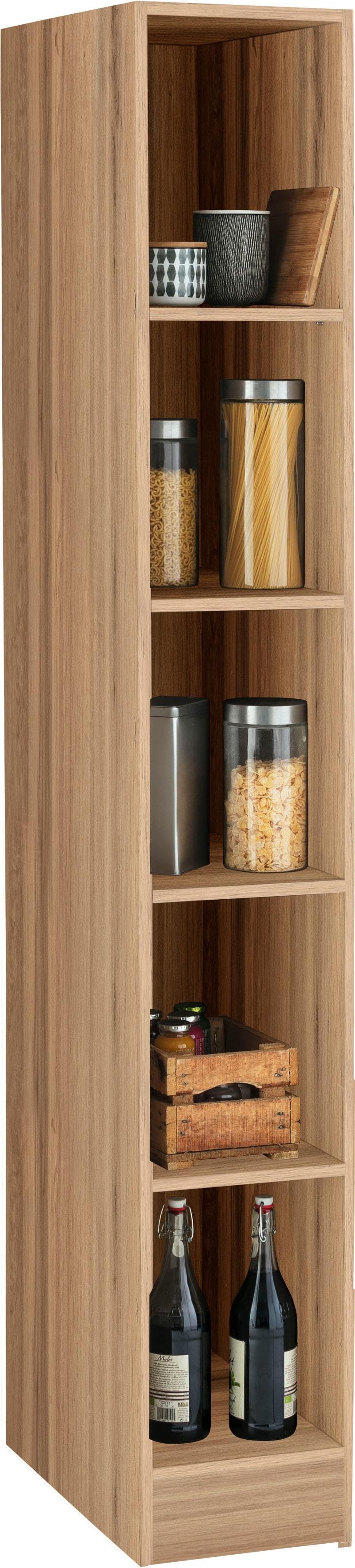 KOCHSTATION Regal KS-Wien mit Fächern - Holzlook Aufbewahrung