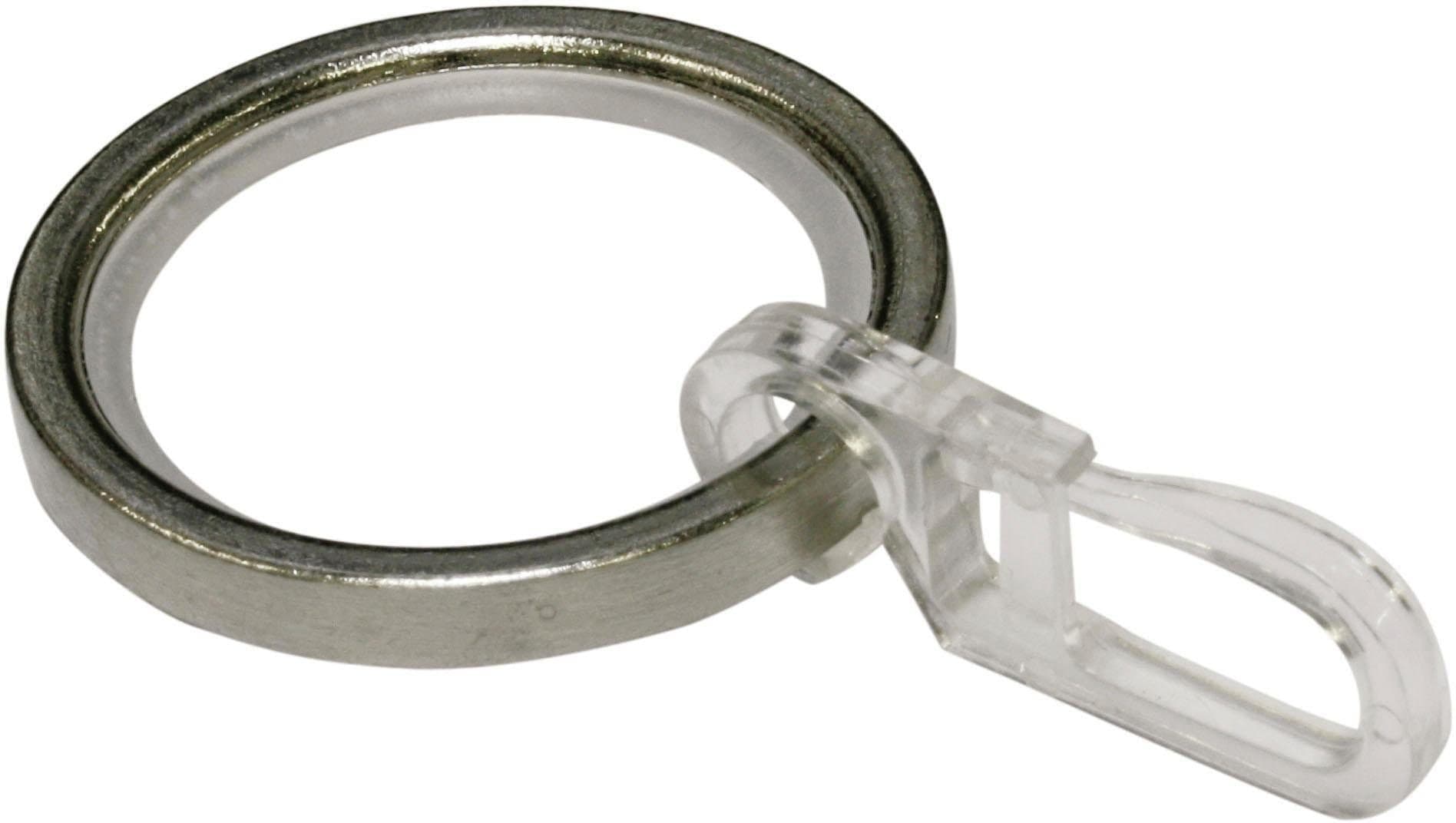 Gardinenring GARDINIA Chicago Silber Metall Ø 2 cm