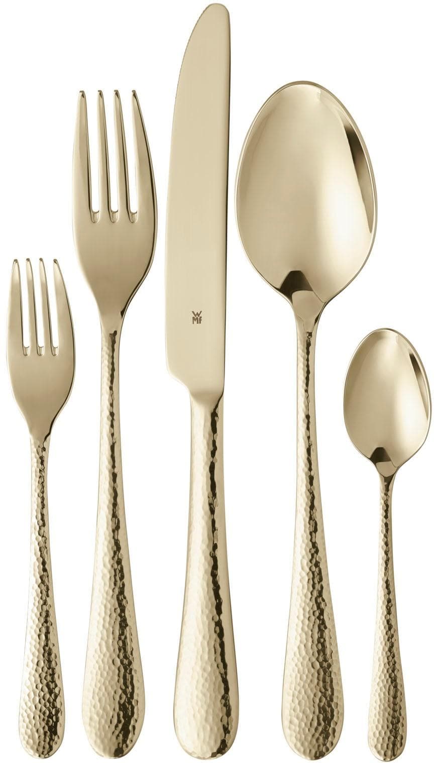 WMF Sitello Besteck-Set 30-tlg. Gold Cromargan Edelstahl