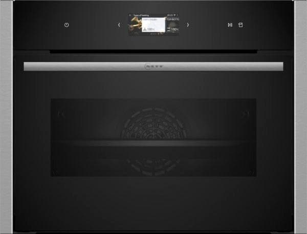 NEFF Dampfbackofen C24FS31N0 AirFry-Funktion Silber