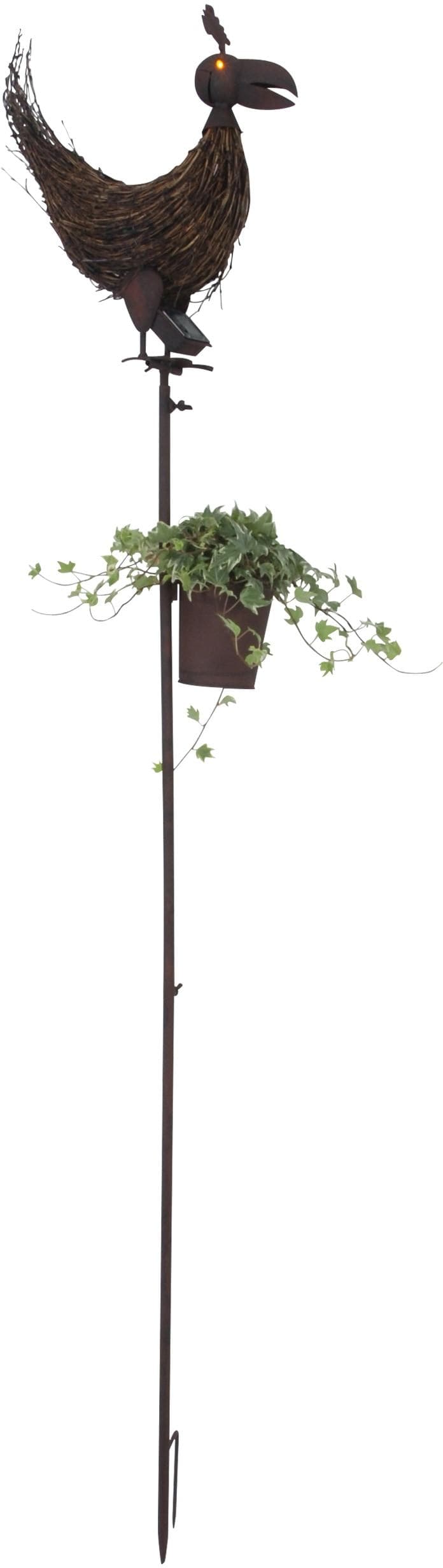 Näve LED Gartenleuchte Vogel Design in Extra-Warmweiß