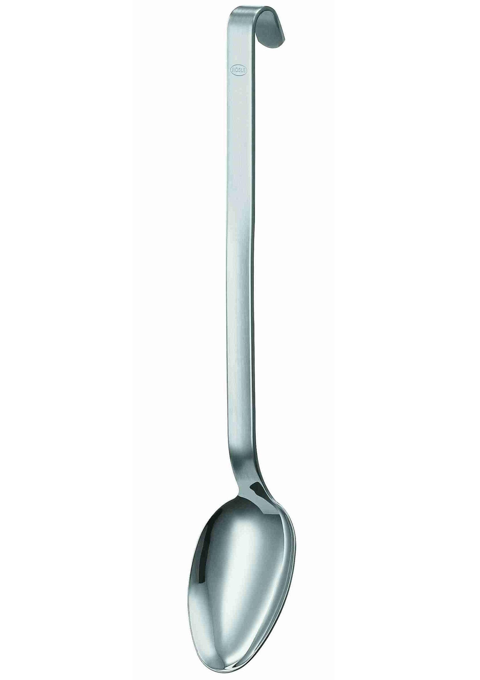 RÖSLE Gießlöffel mit Hakengriff - Edelstahl 18/10 Silber