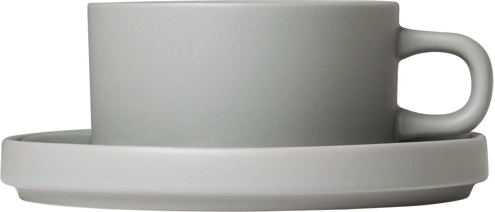 BLOMUS Tasse PILAR Hellgrau Keramik 4-teilig