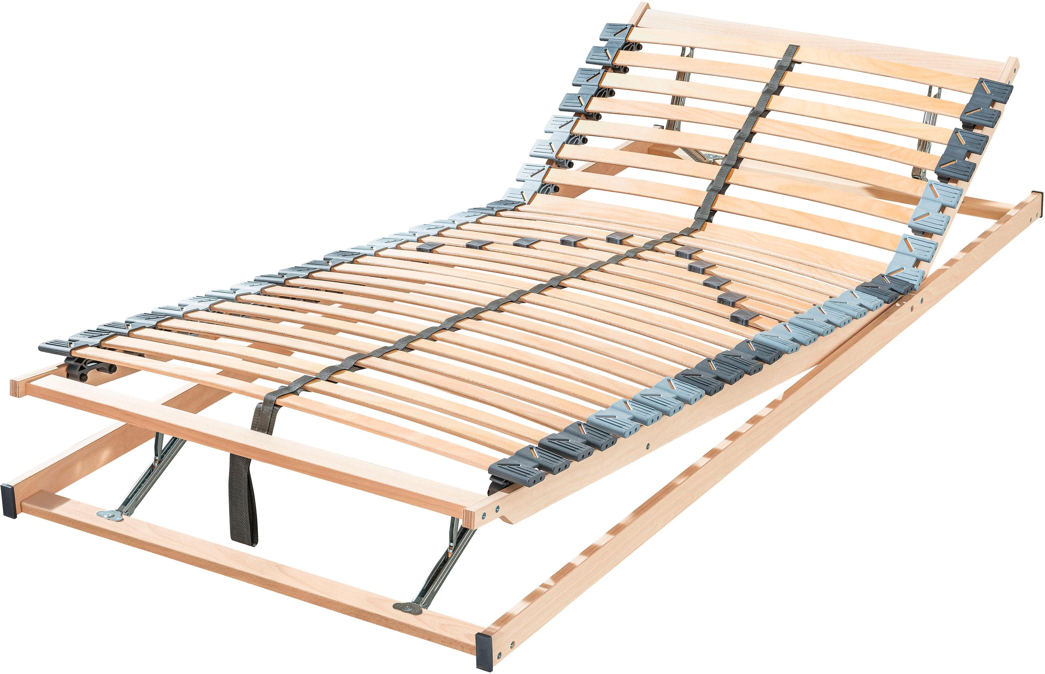 fan Lattenrost Dreamflex Premium XXL KF - Verstellbares Kopf- und Fußteil, Wurzelholzdekor