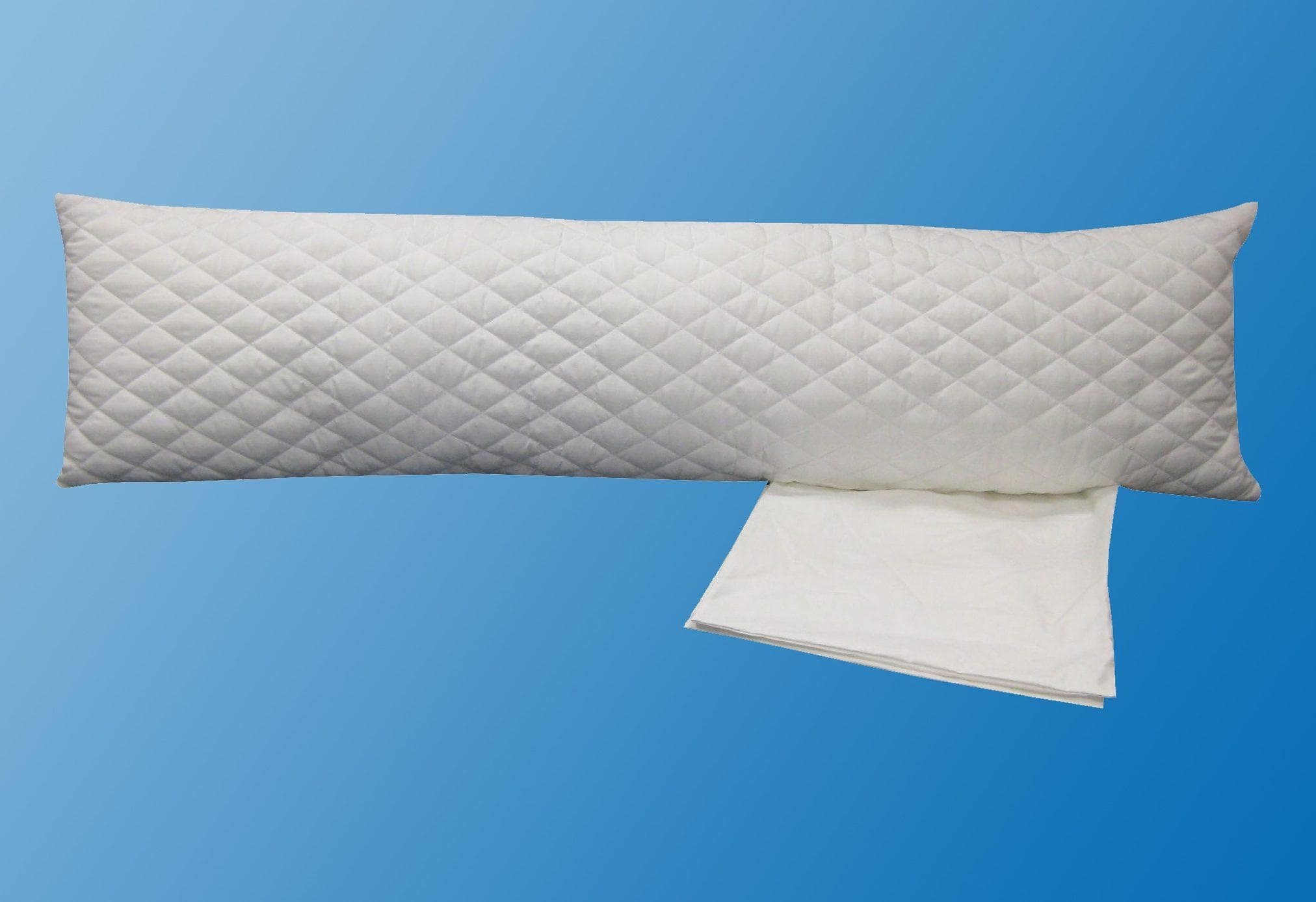 Seitenschläferkissen Dreams Set Weiß 40x145cm Baumwolle Kunstfaser