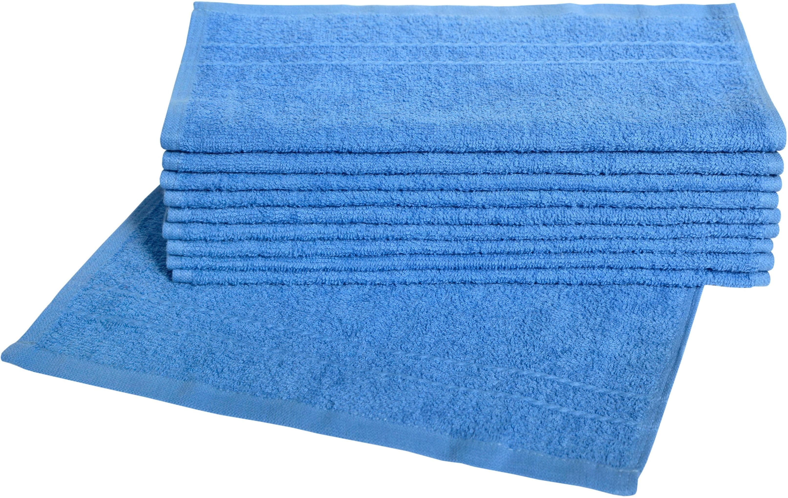 Dyckhoff Waschlappen Kristall Set: Elegante Bordüren, Saugfähig & Weich