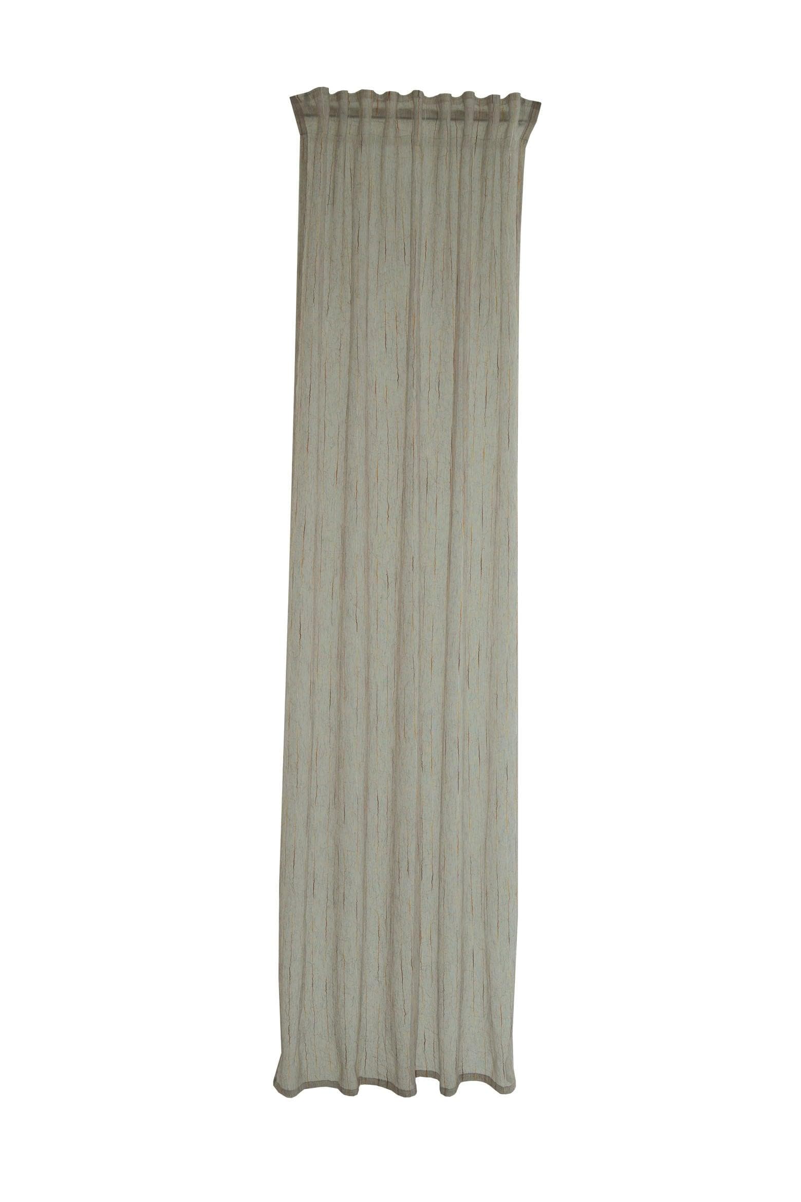 HOMING Vorhang Cala Grau Terra 100% Polyester Halbtransparent