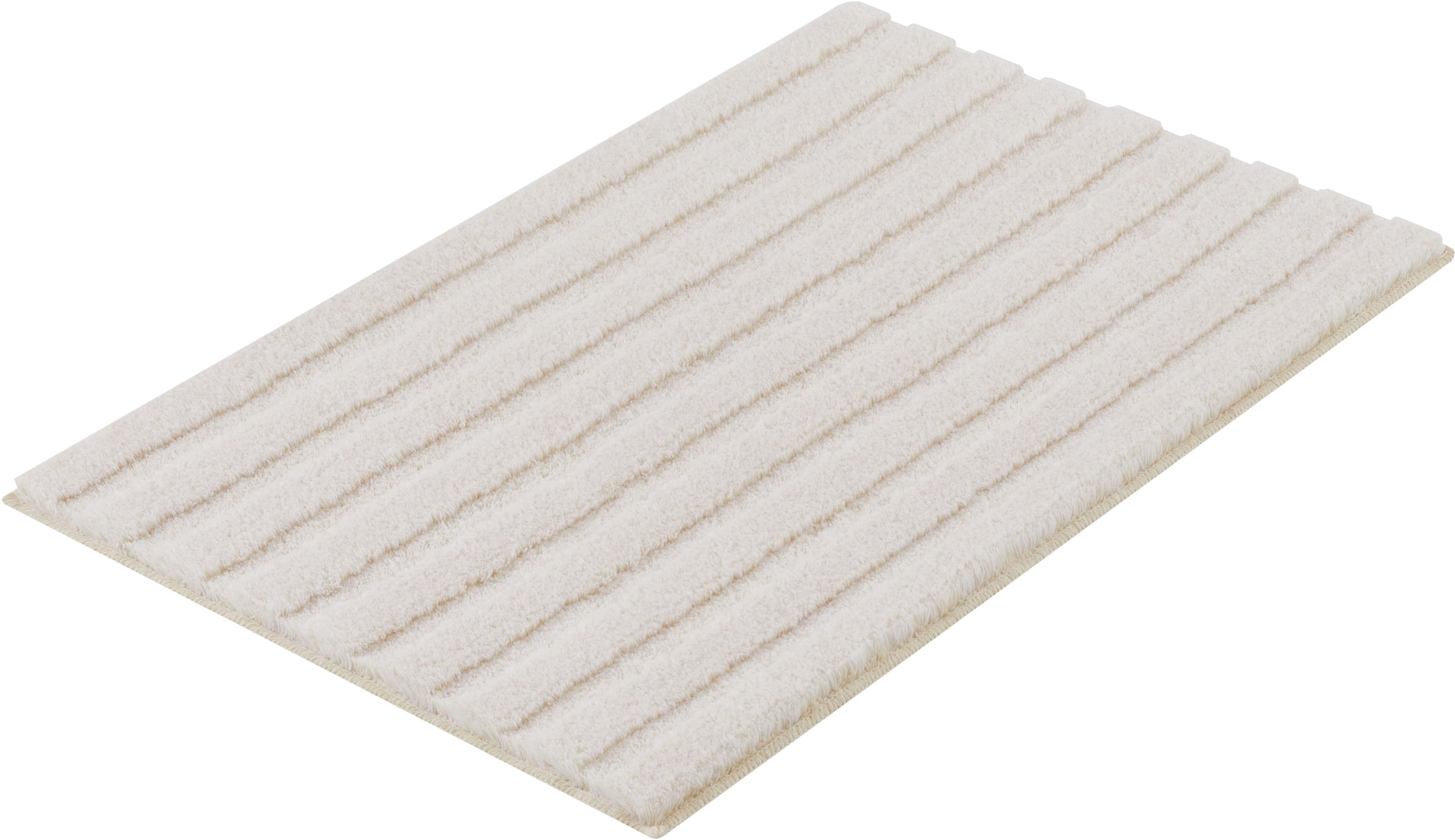 Kleine Wolke Badematte Cord Beige Polyacryl Hoch-Tief-Effekt