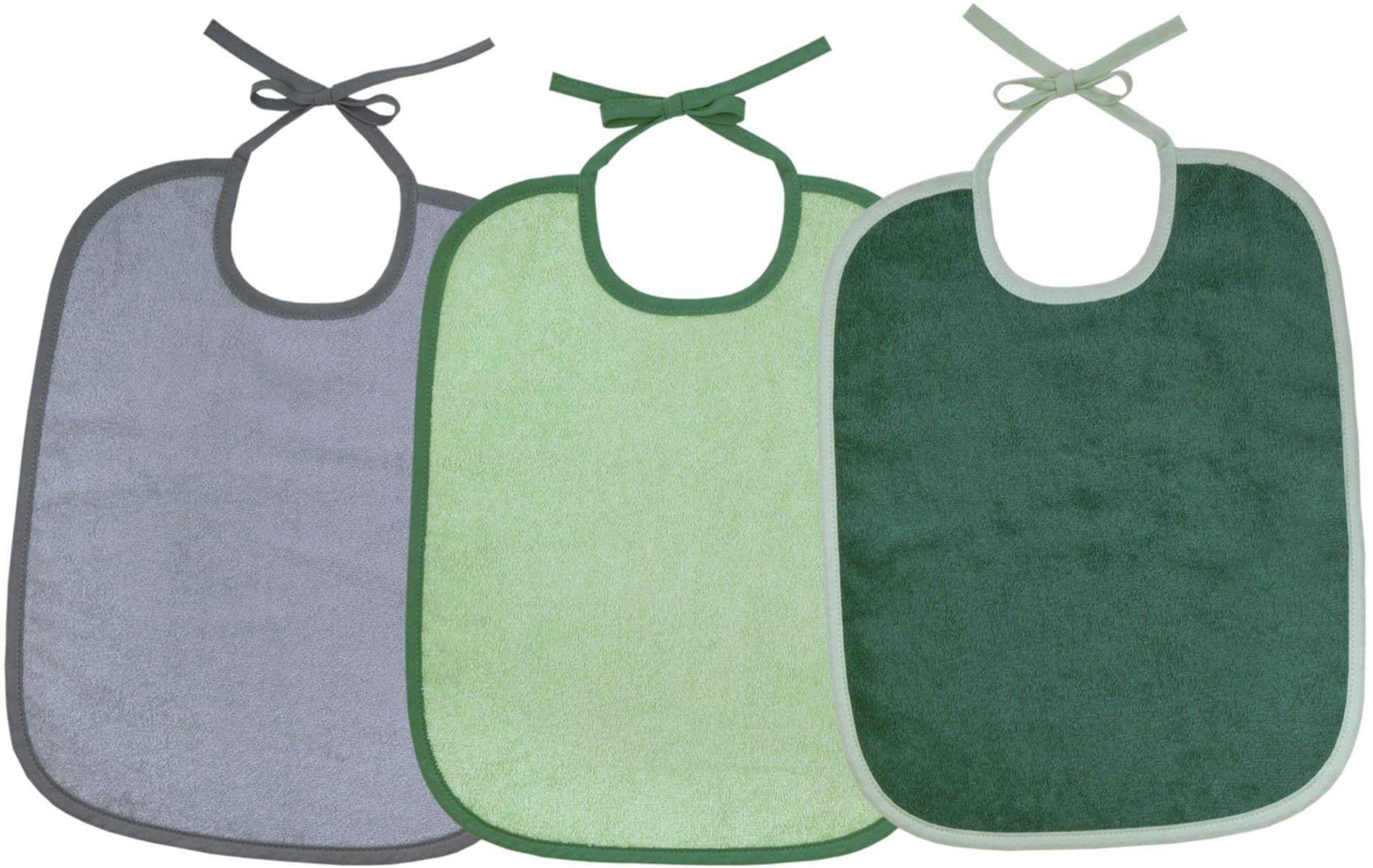 Lätzchen WÖRNER 'Bindelätzchen 3er Pack 32x40 cm' - 100% Baumwolle