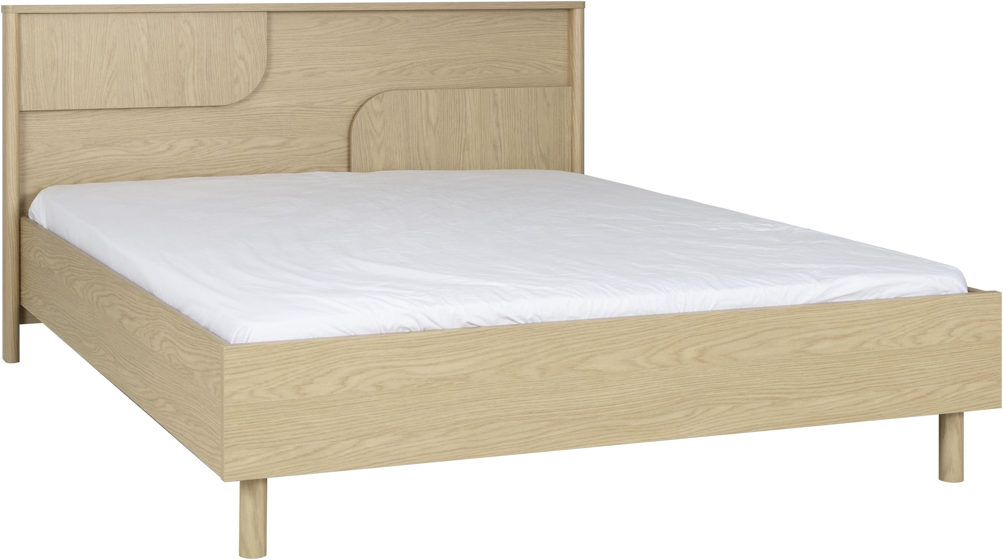 Einzelbett GAMI "Galys Bett 160 x 200" Eiche Rookwood Nachbildung