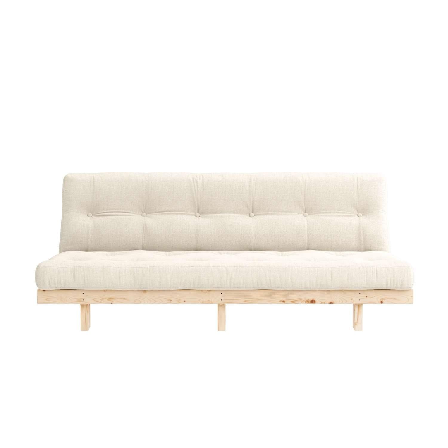 KARUP DESIGN Lean 200 Schlafsofa Beige mit Futonmatratze