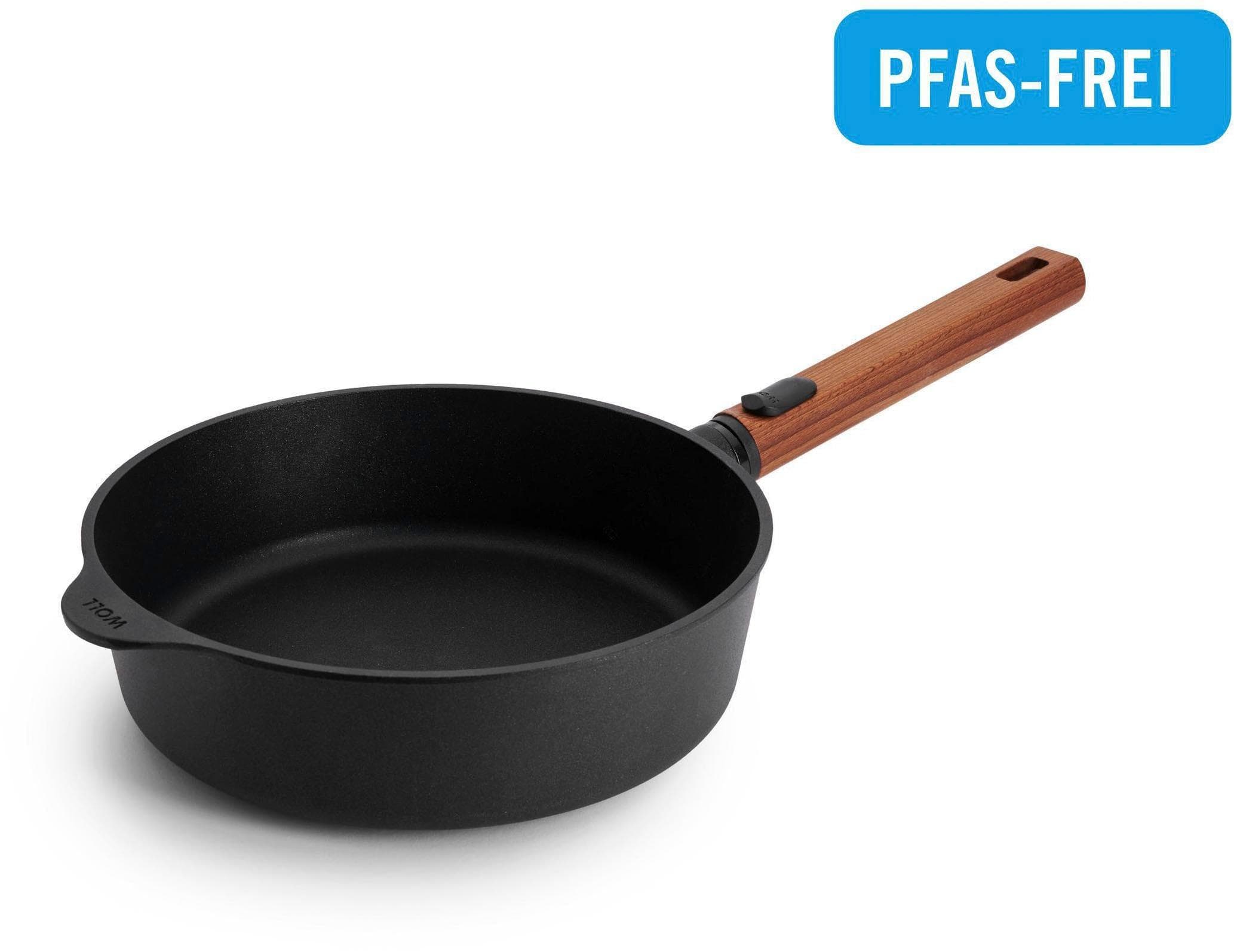 WOLL Schmorpfanne Eco Logic QXR Guss-Hochrandpfanne Schwarz