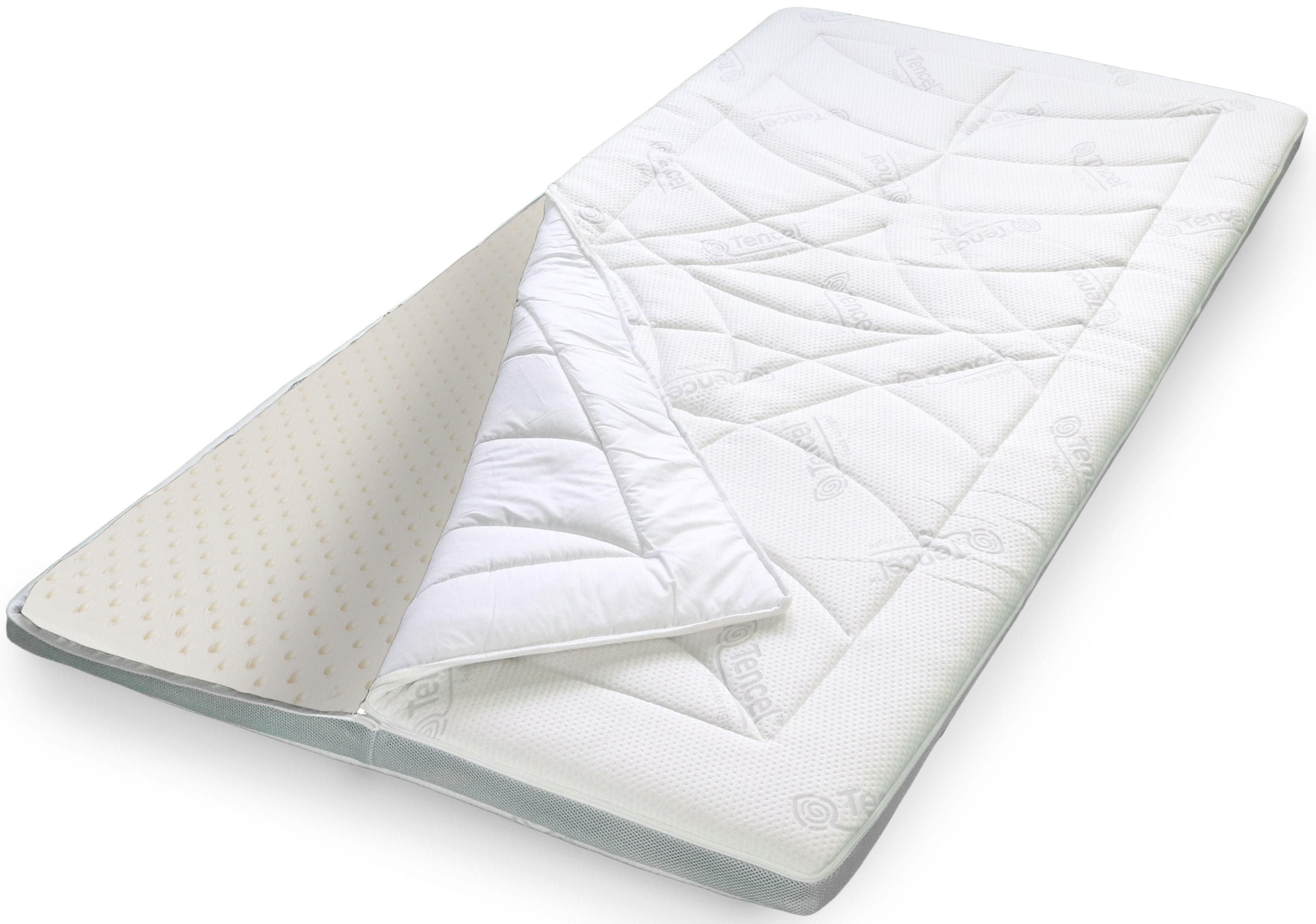 STENDEBACH Softtop Luxus Topper Grau Latex TENCEL™