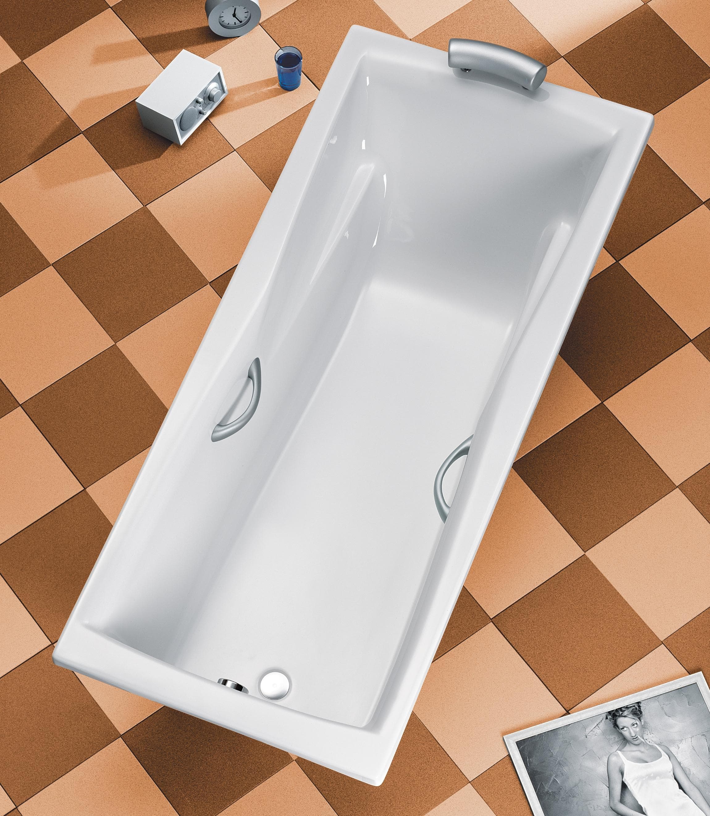 OTTOFOND Badewanne Atlanta Weiß Sanitäracryl