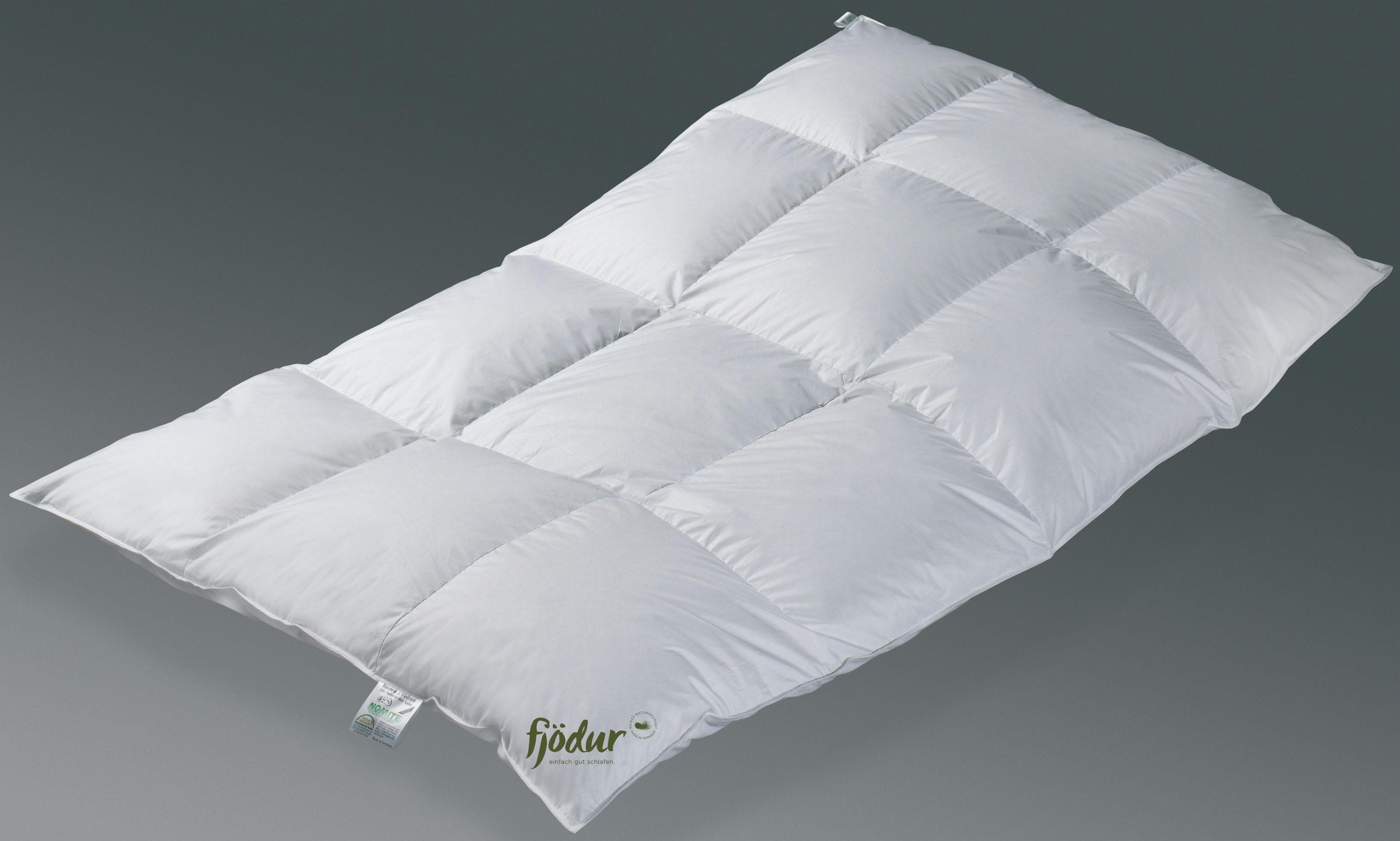 FJÖDUR Federbettdecke Extrawarm Weiß 100% Baumwolle