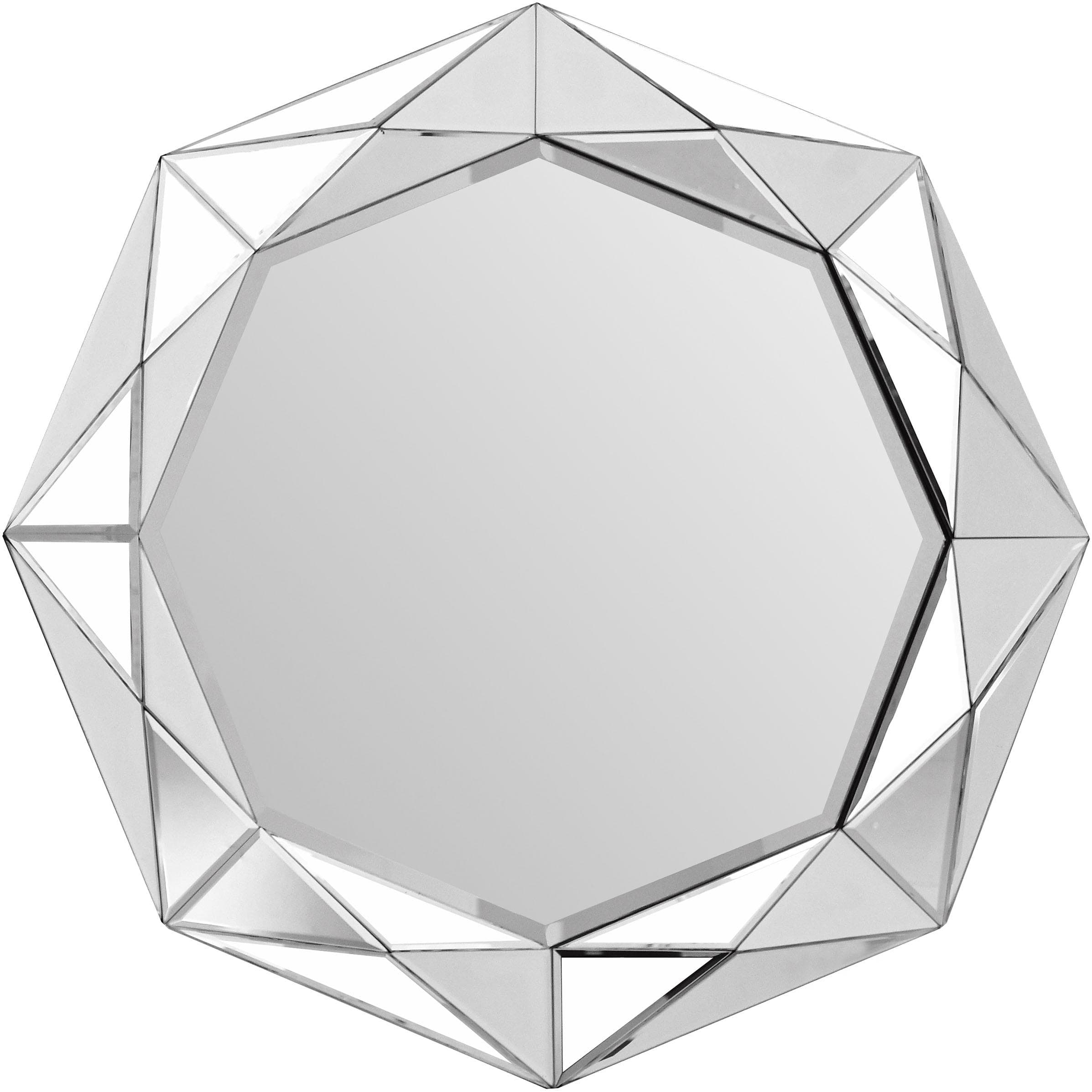 Kayoom Wandspiegel Herakles 1010 Silber Achteckig