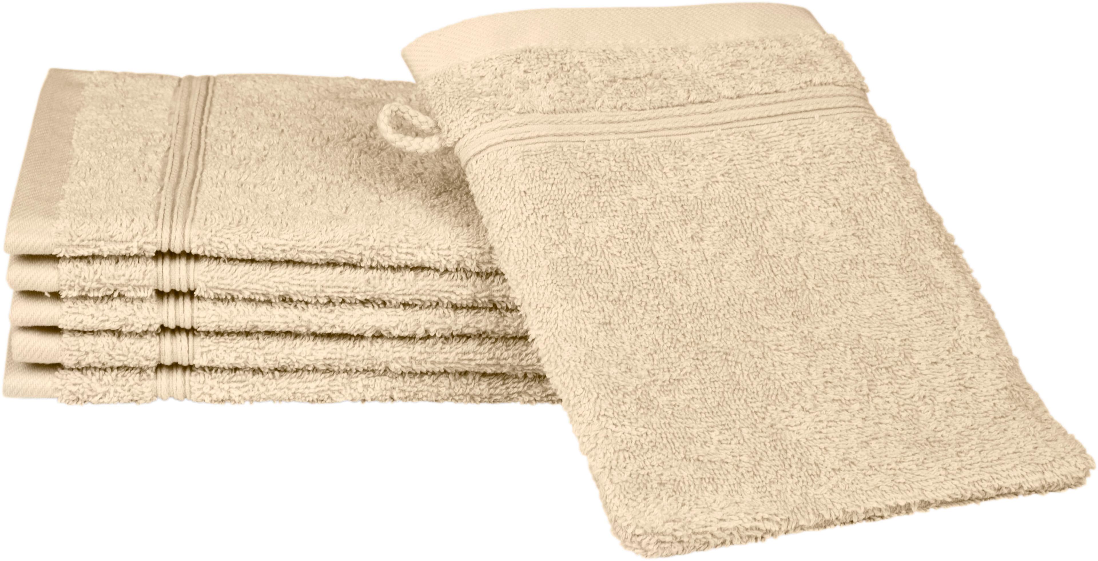 ROSS Rubin Waschhandschuh Natur 100% Baumwolle
