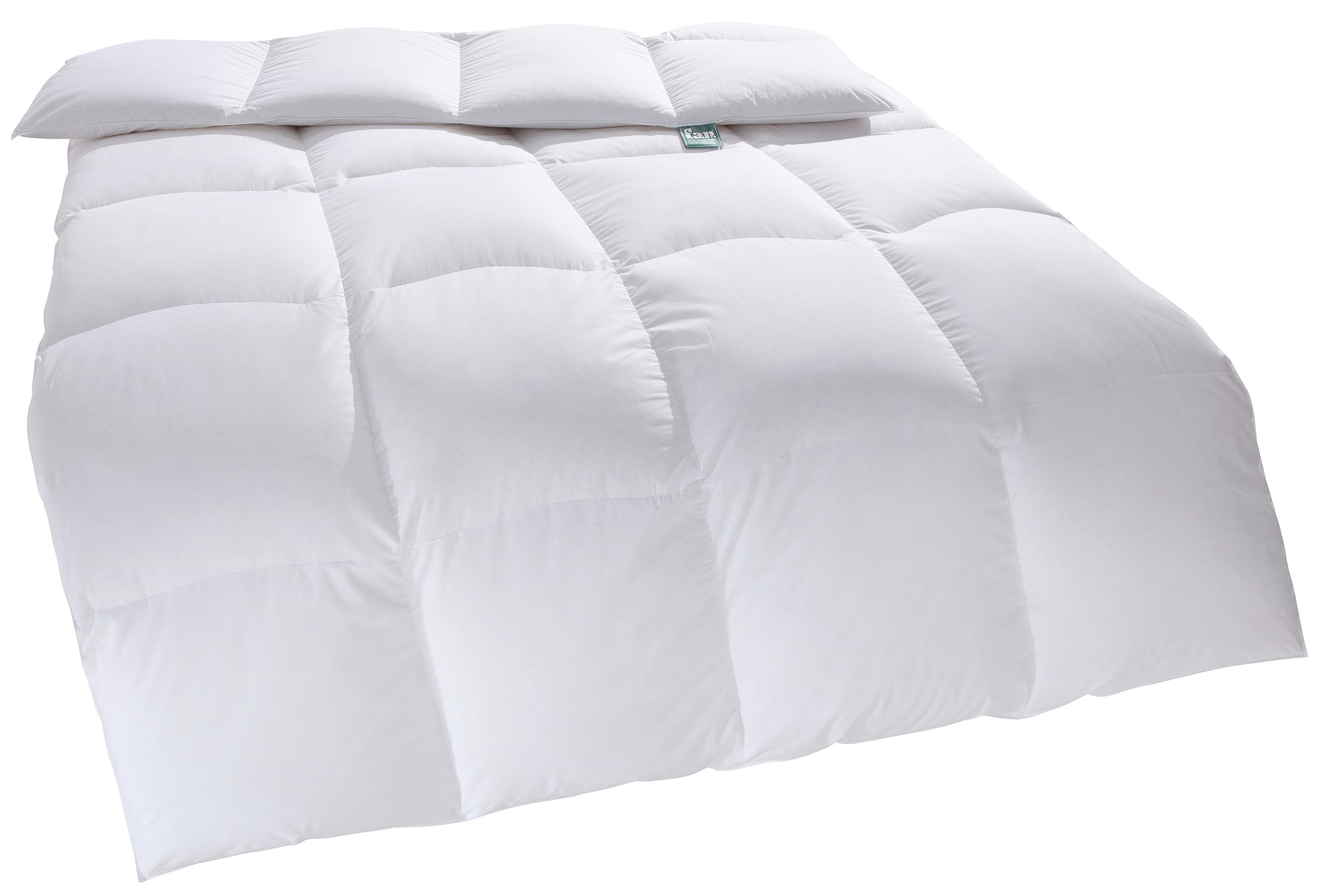 f.a.n. Island Gänsedaunenbettdecke: Extra Feiner Daunenbatist, Klimaausgleichend