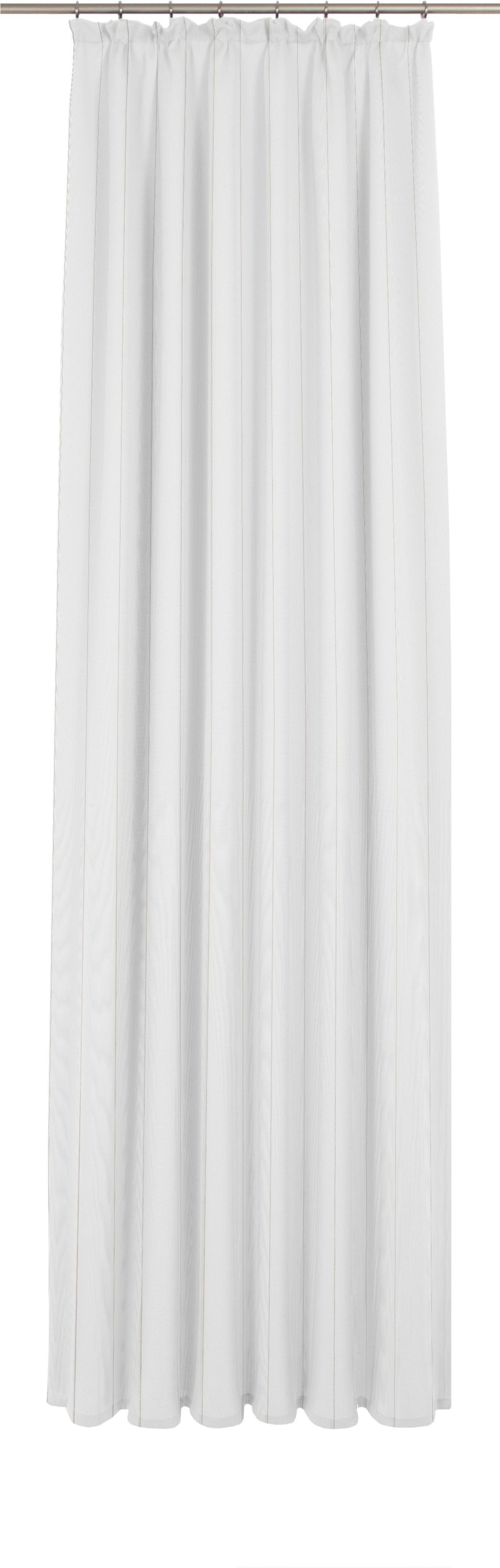 WIRTH Gardine Chiara Silber Grau Jacquard 300x120cm