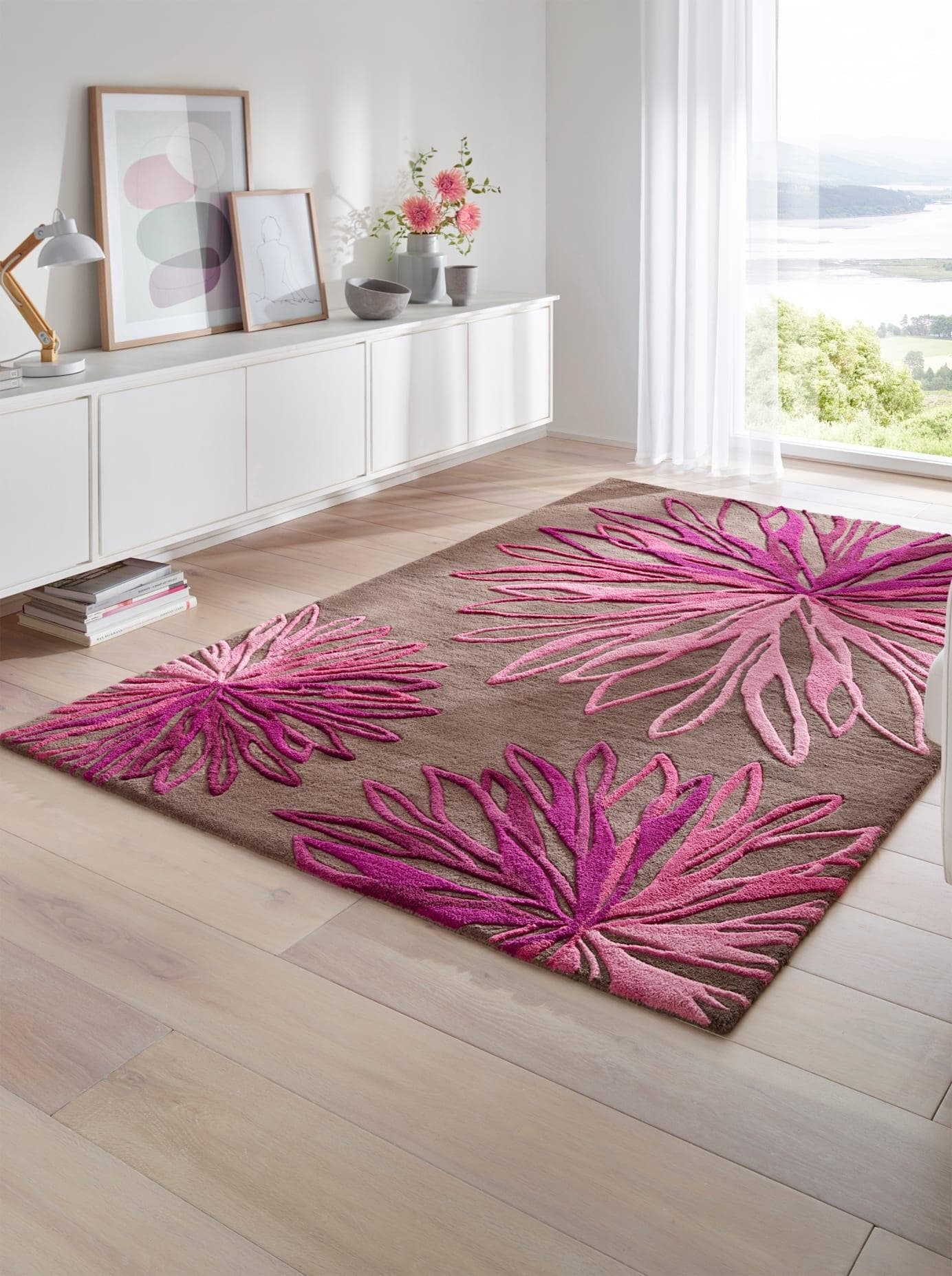 HEINE HOME Teppich Gr. 8 Gemustert Wolle