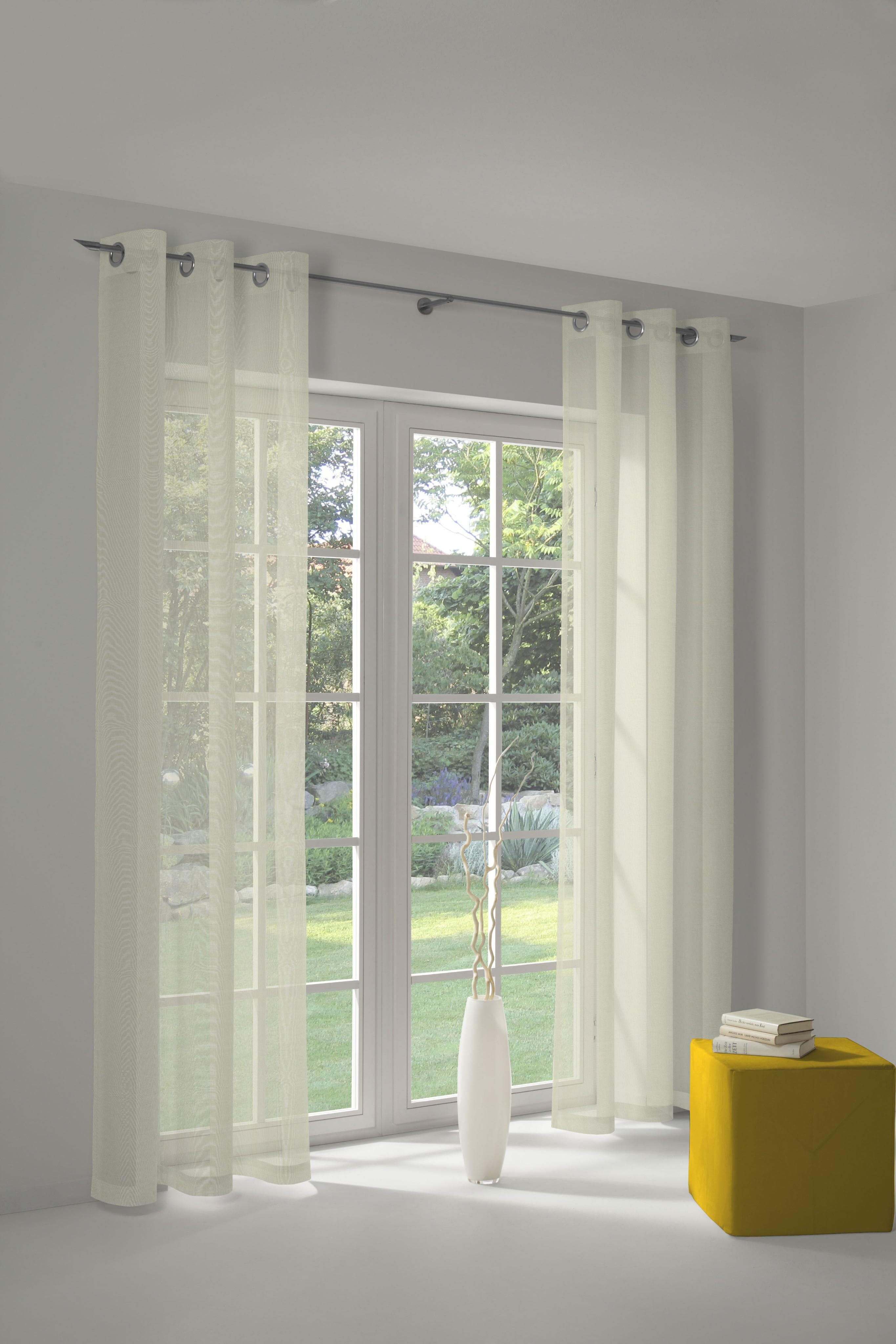 Vorhang WIRTH Bettina 140x245 cm Polyester Champagner