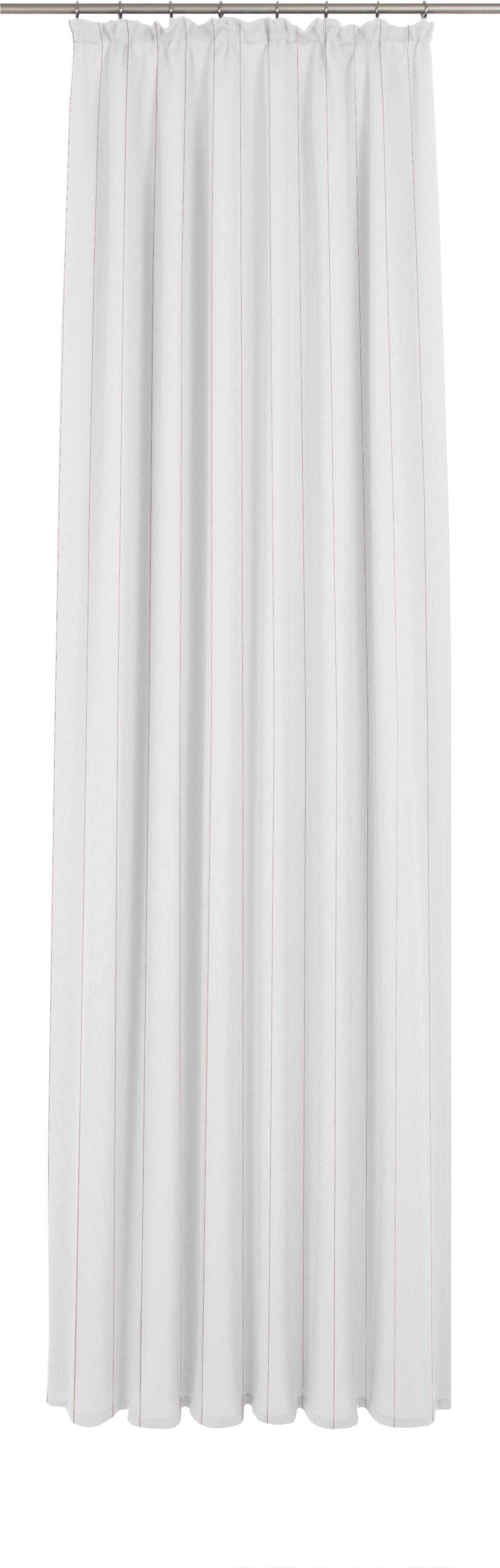 WIRTH Gardine Chiara 600x145cm Silberfarben Terra Polyester Jacquard