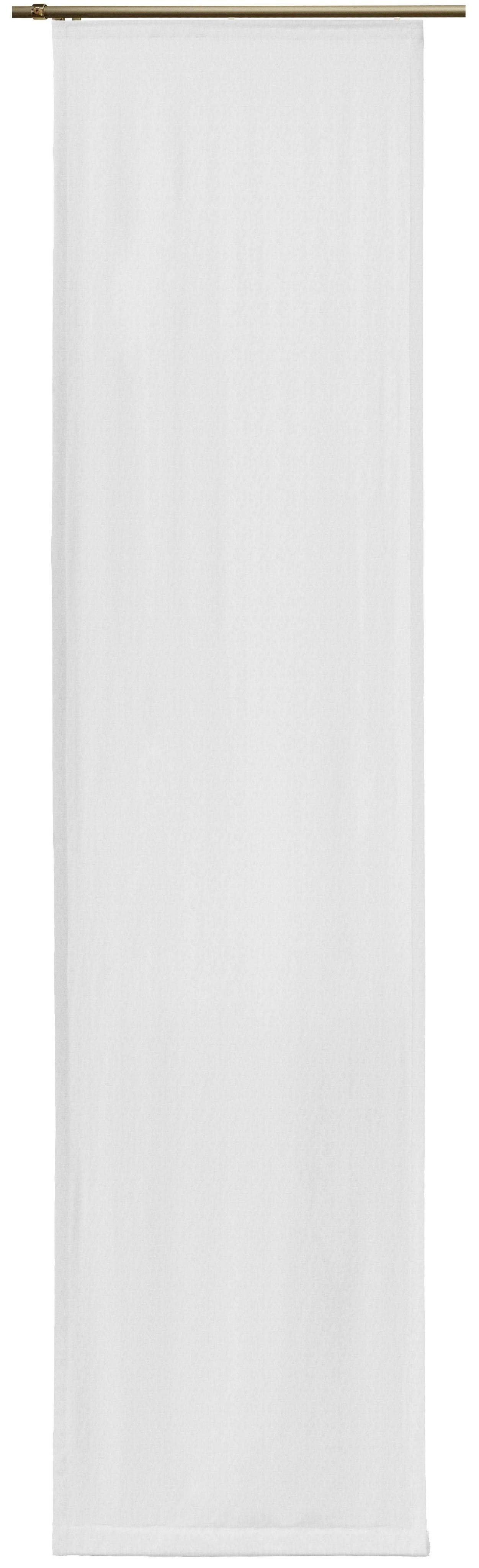 Schiebegardine WIRTH Sunday Weiß Jacquard Baumwolle Polyester