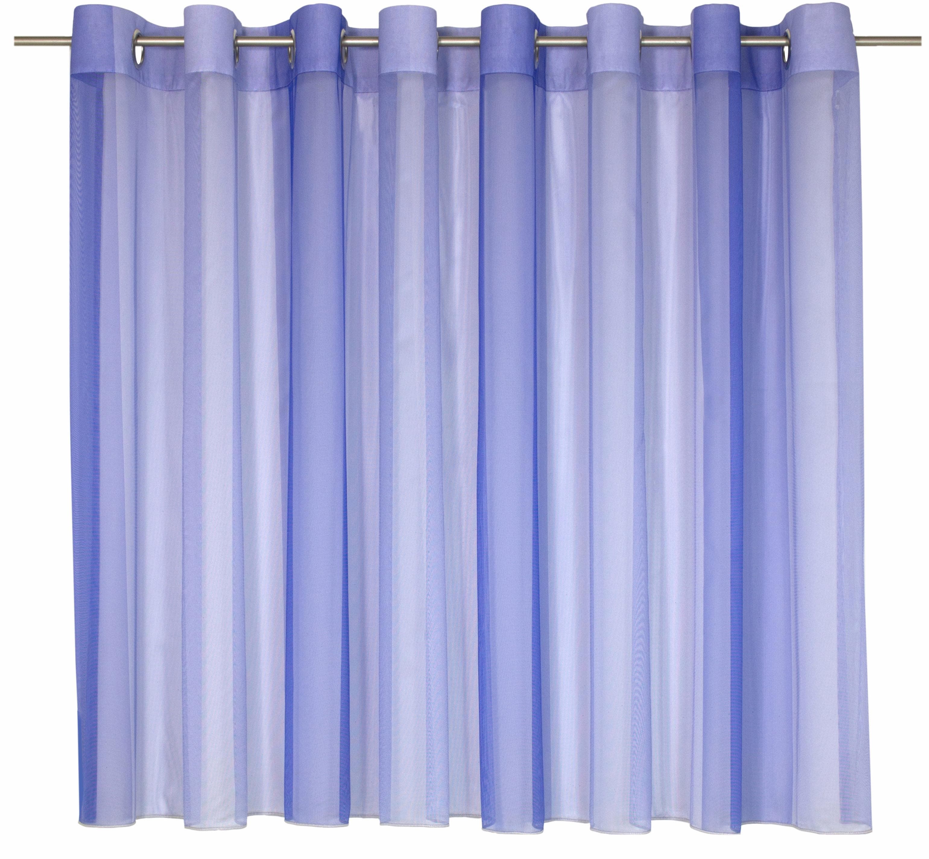 Gardine WIRTH Eloise Blau Polyester