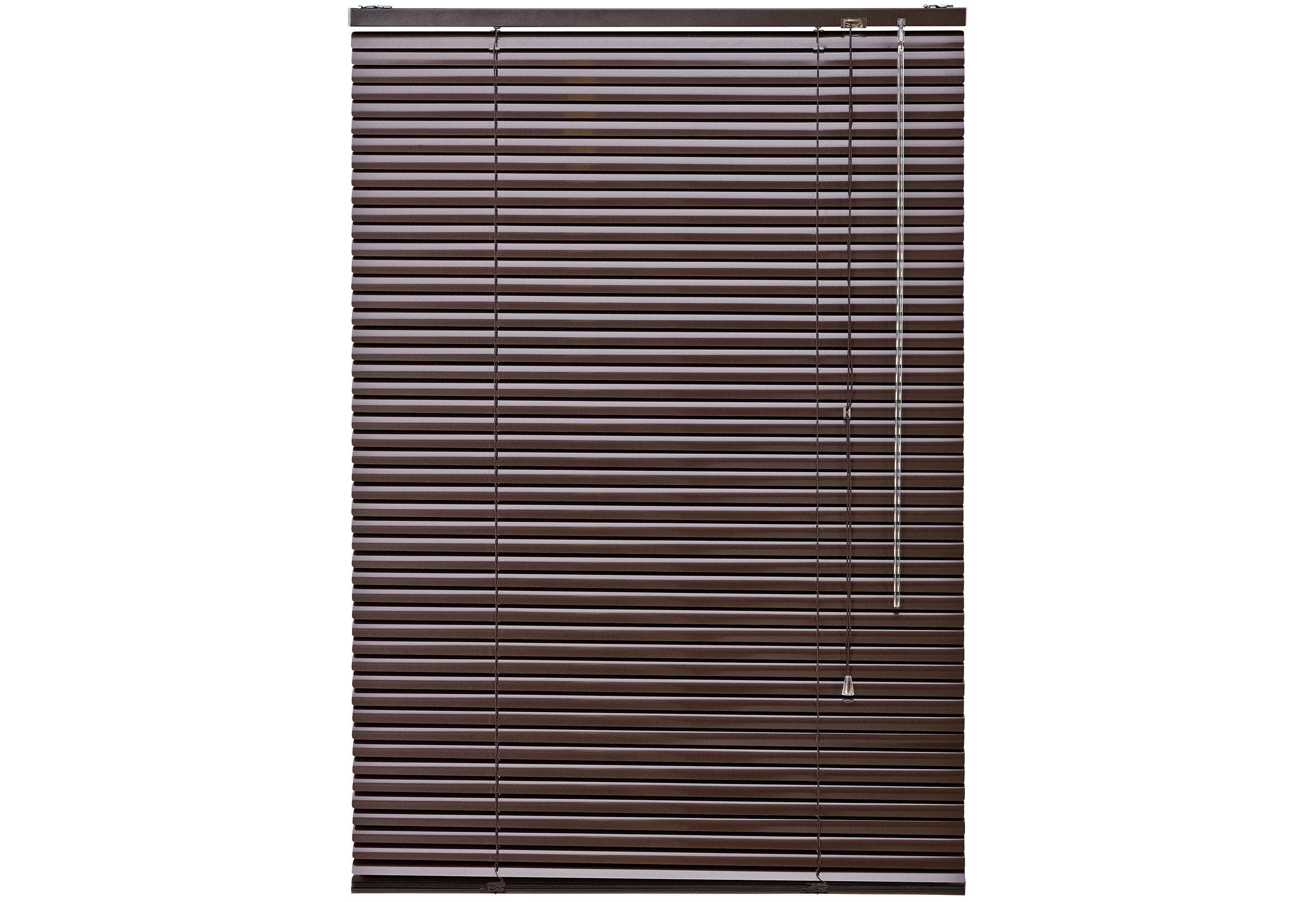 Liedeco Aluminium-Jalousie Mokka Sichtschutz