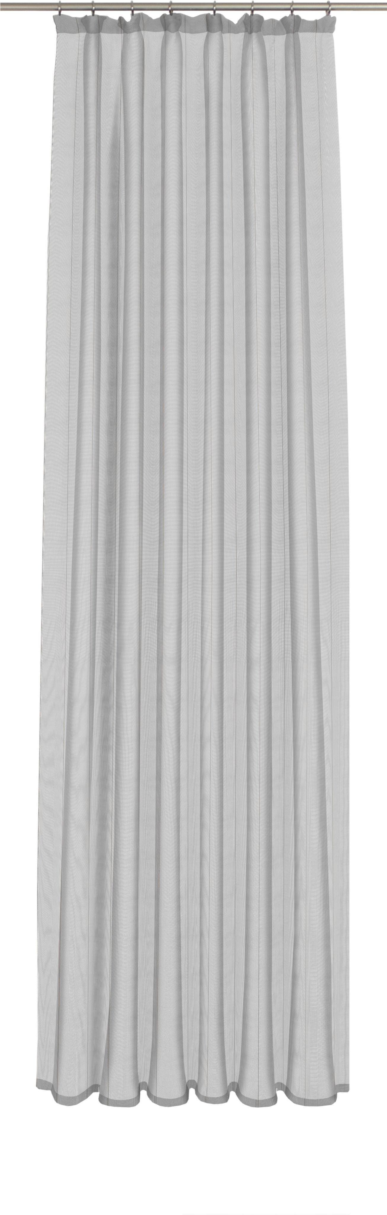 WIRTH Chiara Gardine Braun/Grau Jacquard Polyester