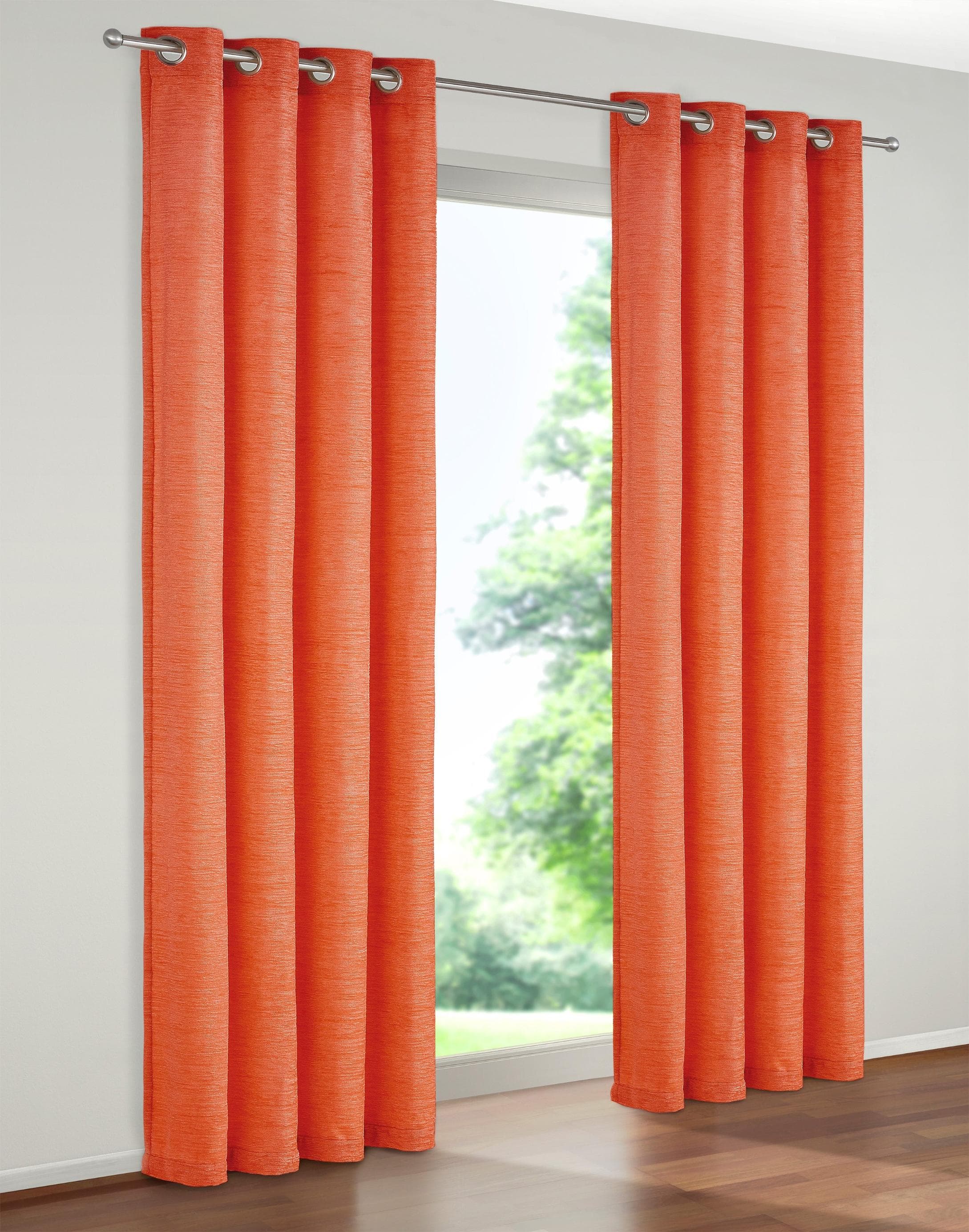 WIRTH Vorhang Trondheim 234 g/m² Orange Polyacryl