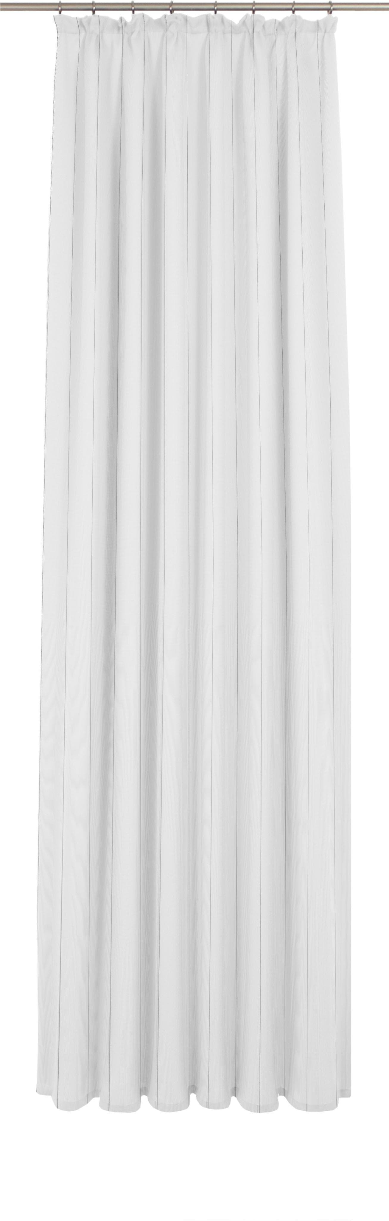 WIRTH Gardine Chiara Jacquard Polyester Grau Silber 450x225cm