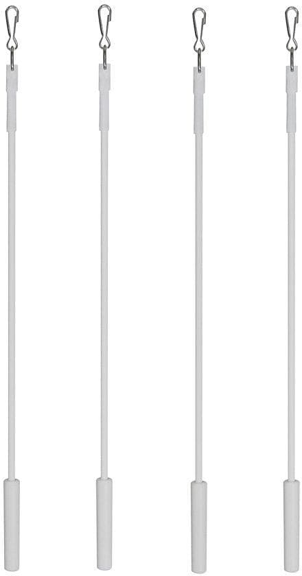 Indeko Schleuderstab für Gardinen & Schiebevorhänge - Dezentes Design