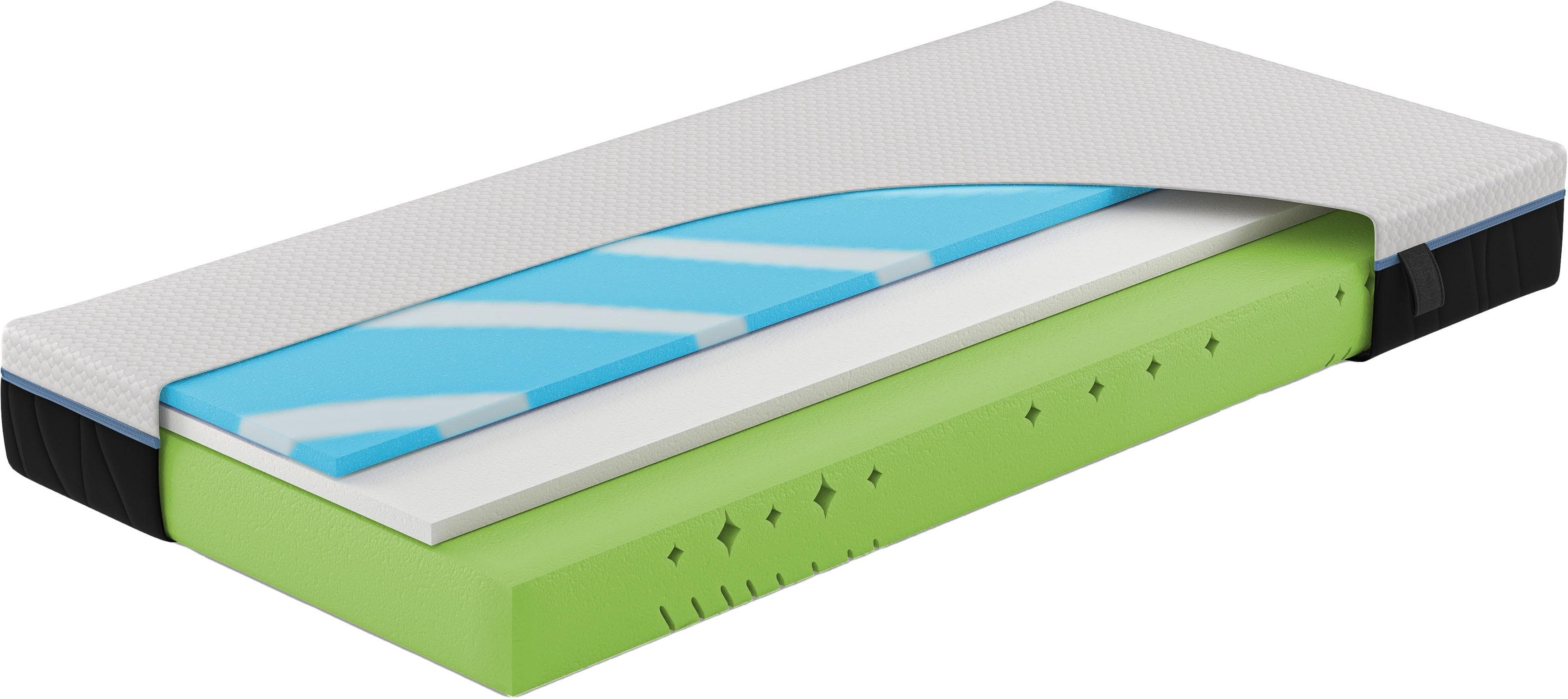 Kaltschaummatratze HN8 SCHLAFSYSTEME Royal Visco Gr. 3 mit Schulterkomfortzone und Geltouch-Auflage