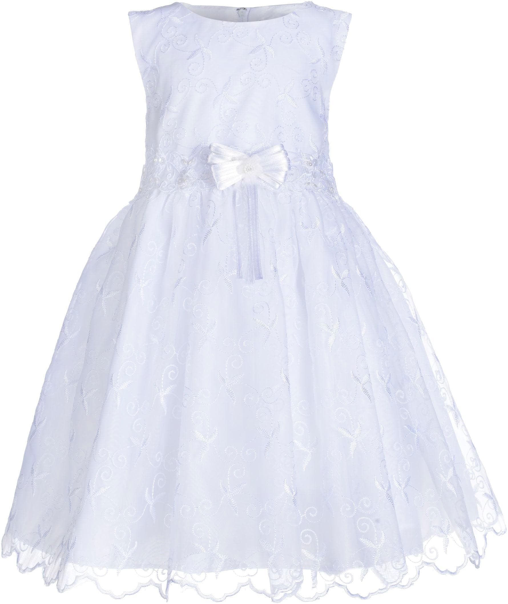 HAPPY GIRLS Taufkleid weiß Gr. 122 Polyester festlich
