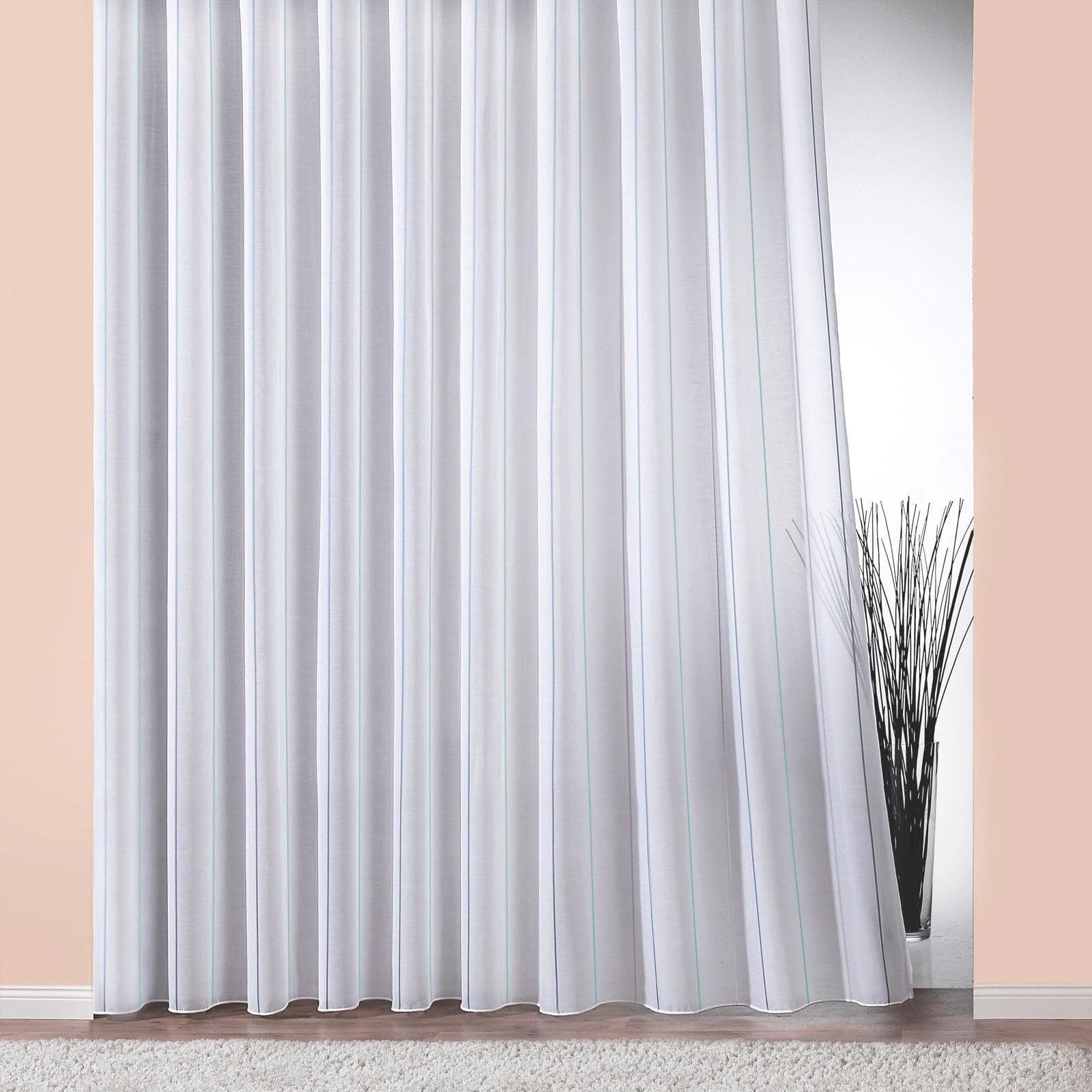 WECKBRODT Gardine Athen 750x225cm Polyester halbtransparent