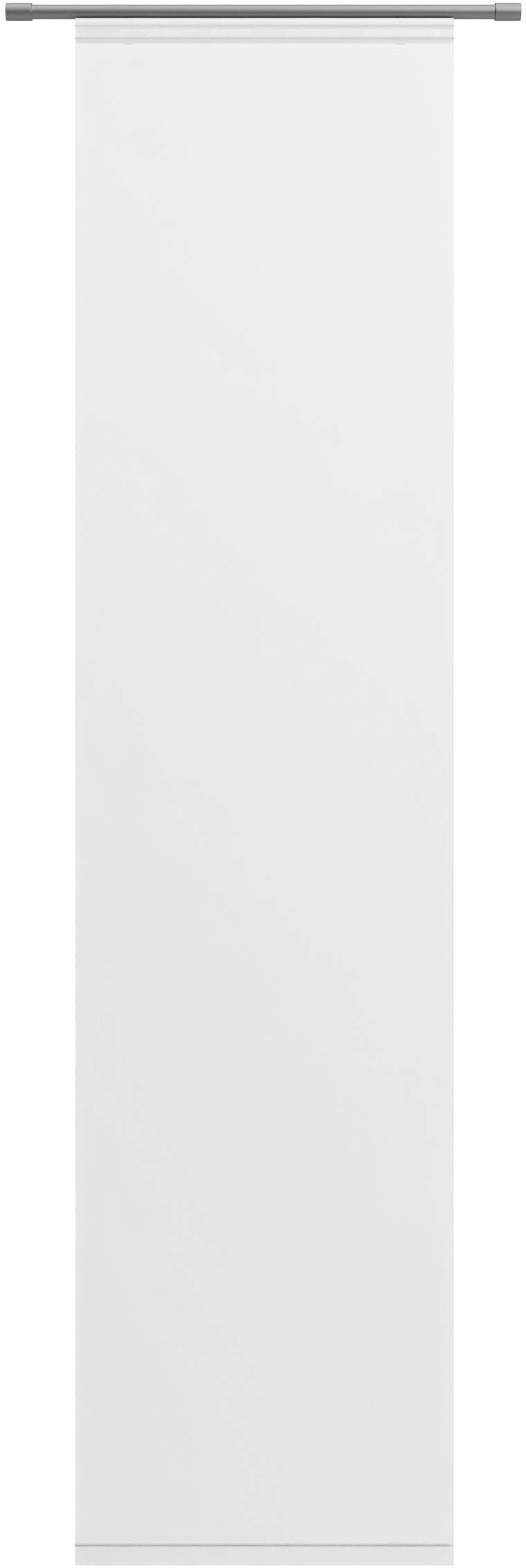 Neutex for you! Schiebegardine Galena Uni Weiß Polyester