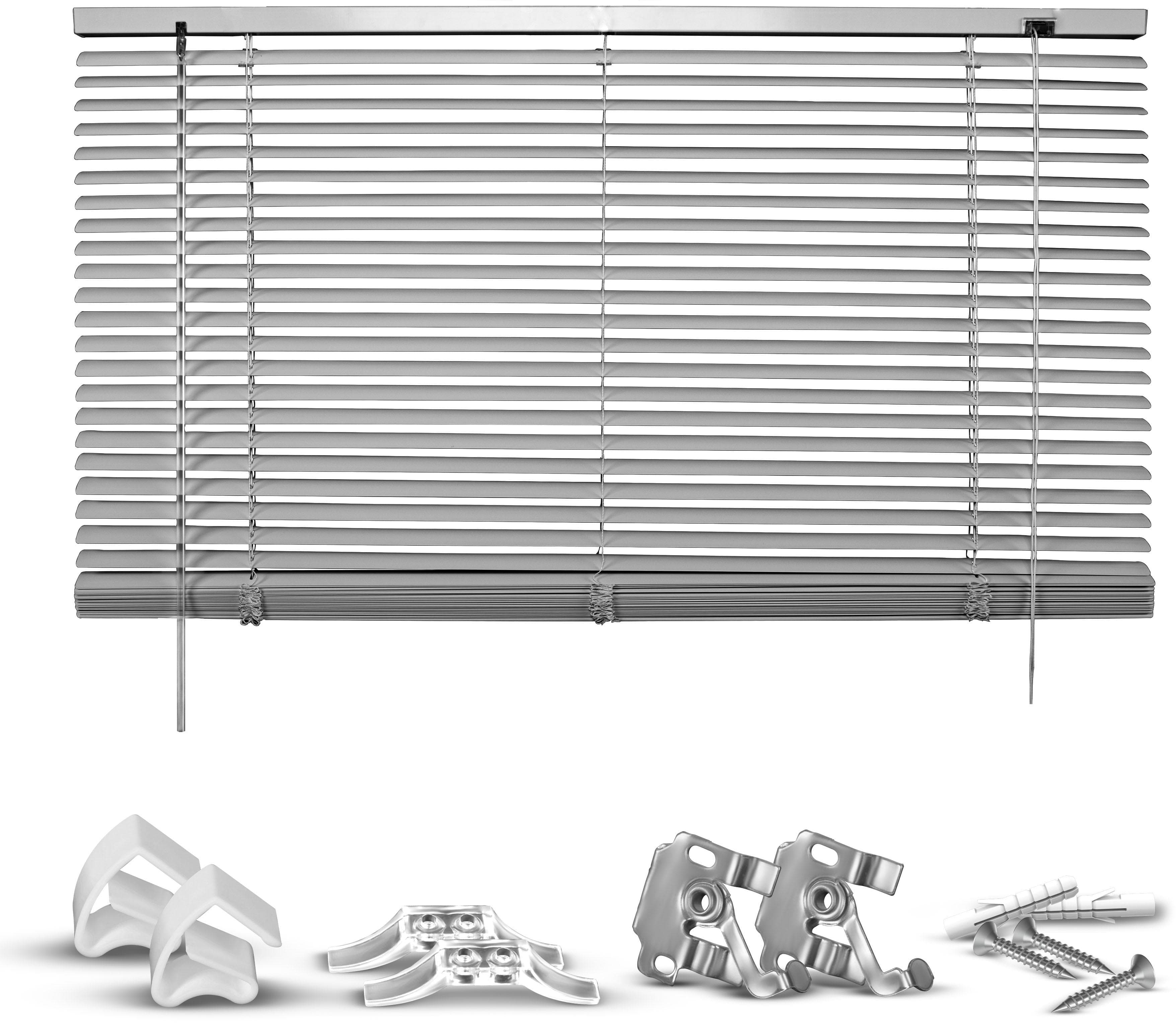 Jalousie GOOD LIFE "Matti" Silber Aluminium 70x160 cm