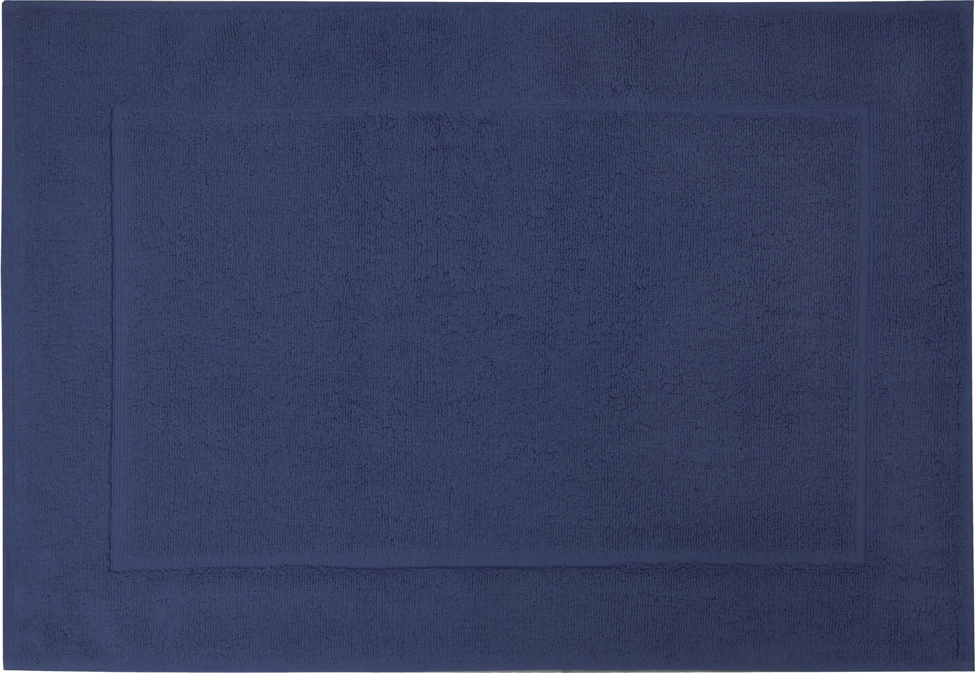 FRAMSOHN Frottier Uni Basic Hotelmatte 50x70 cm Blau