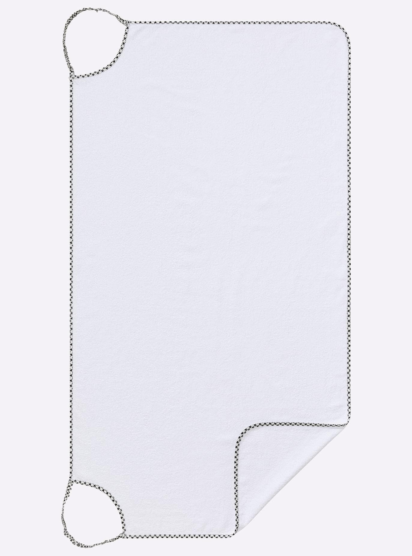 Handtuch WÄSCHEPUR Gr. 2, weiß, 100% Baumwolle